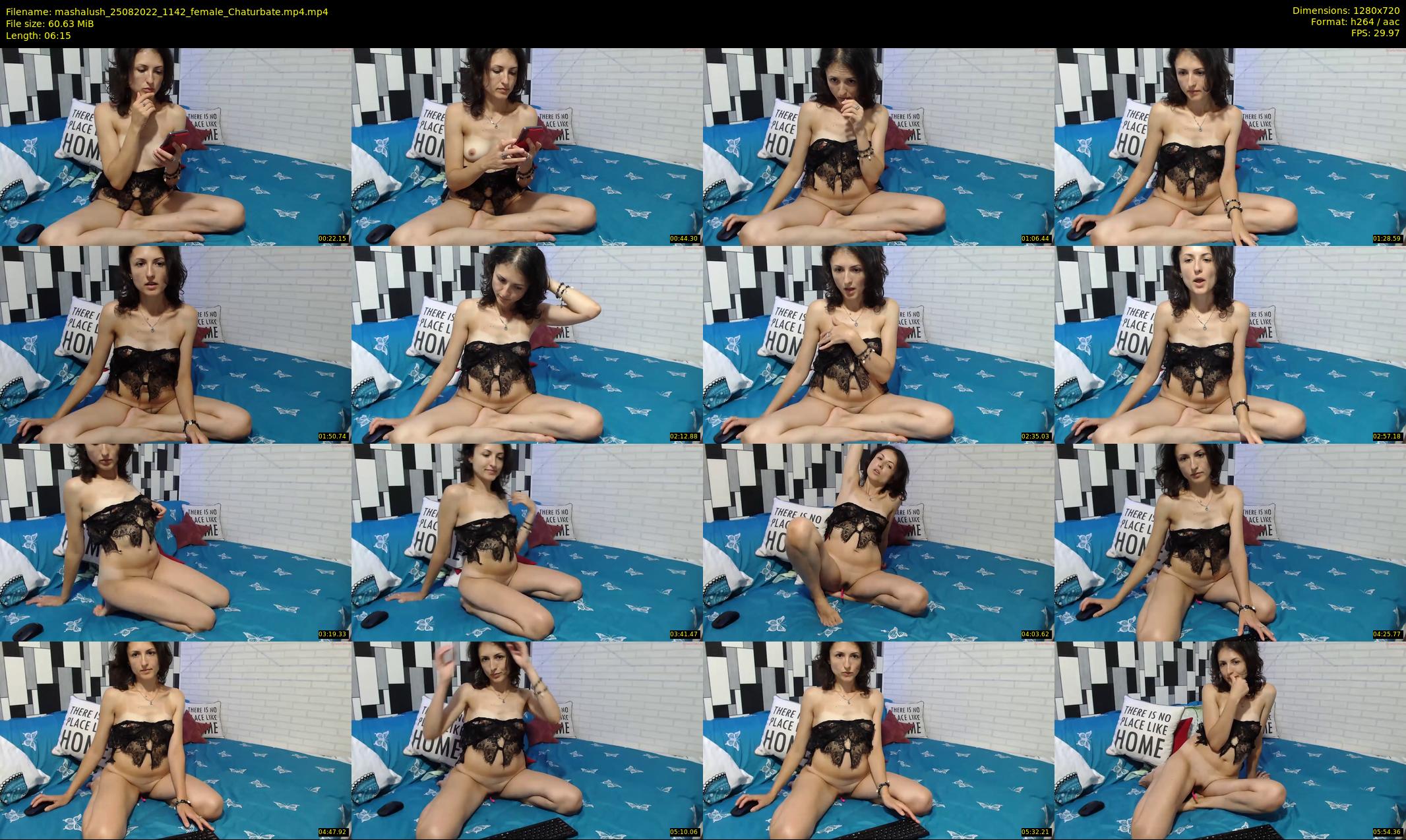 mashalush — 7 minute Chaturbate female cam show recording, 720p, Aug 25, 2022