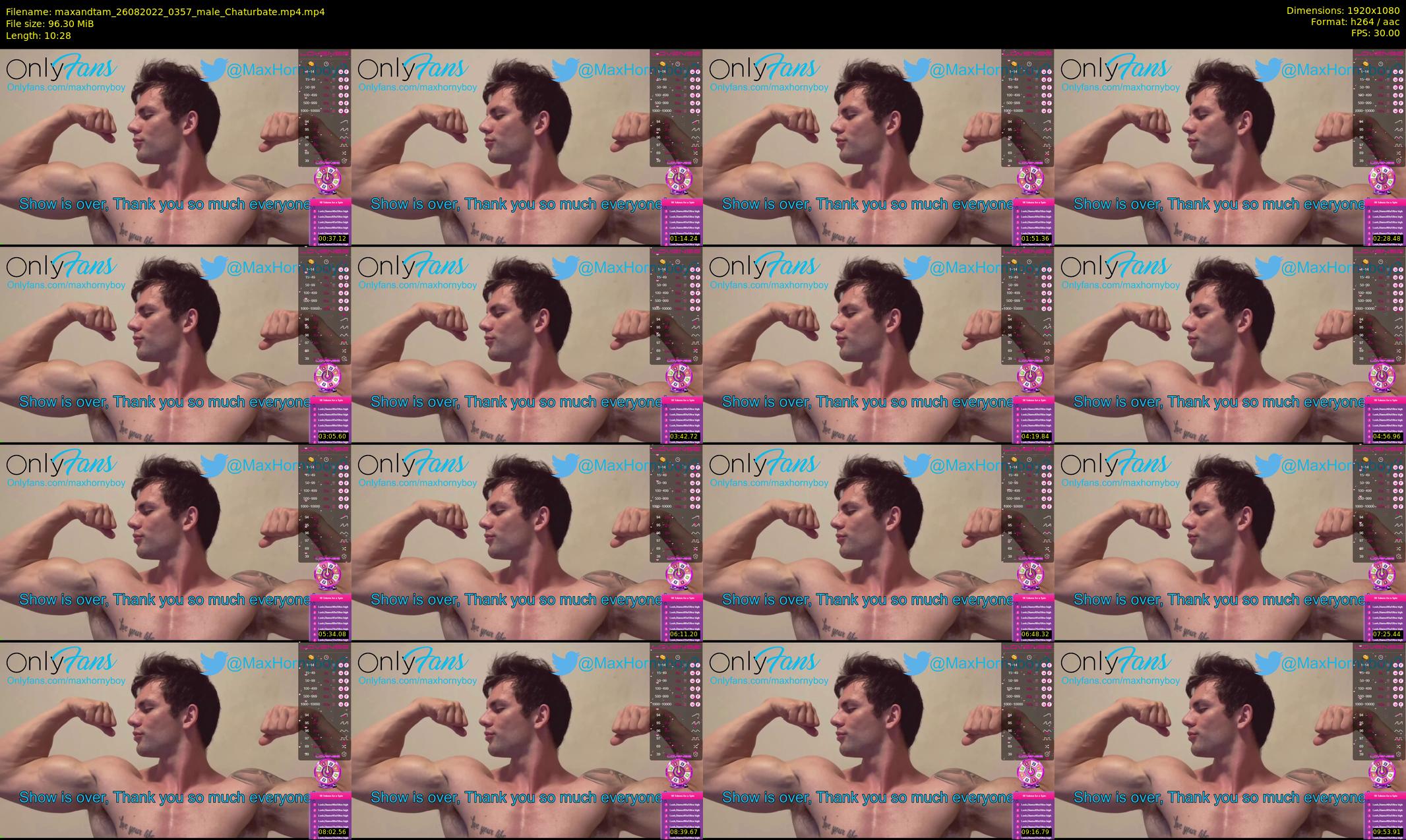maxandtam — 11 minute Chaturbate couple cam show recording, 1080p, Aug 26, 2022