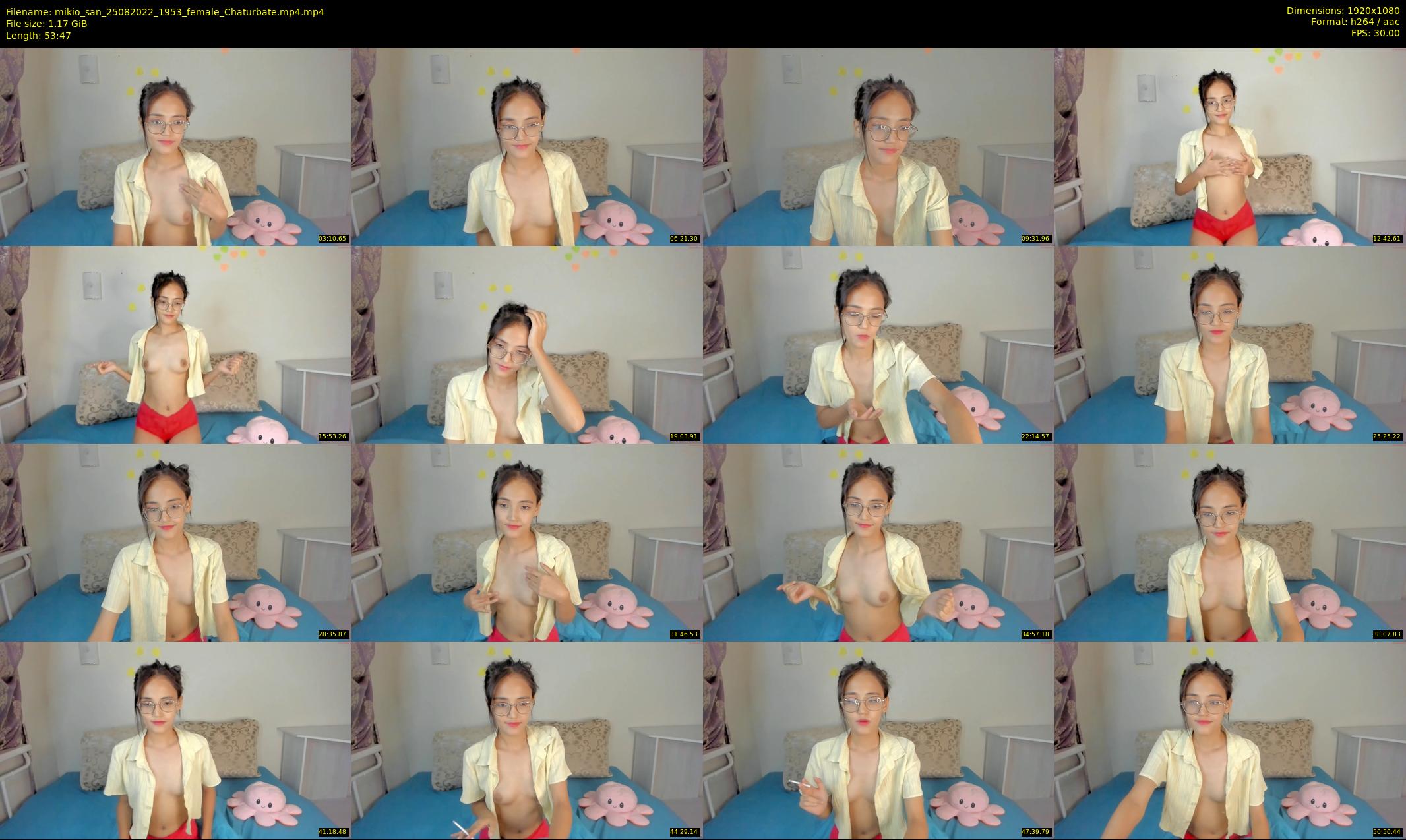 mikio_san — 54 minute Chaturbate female cam show recording, 1080p, Aug 25, 2022