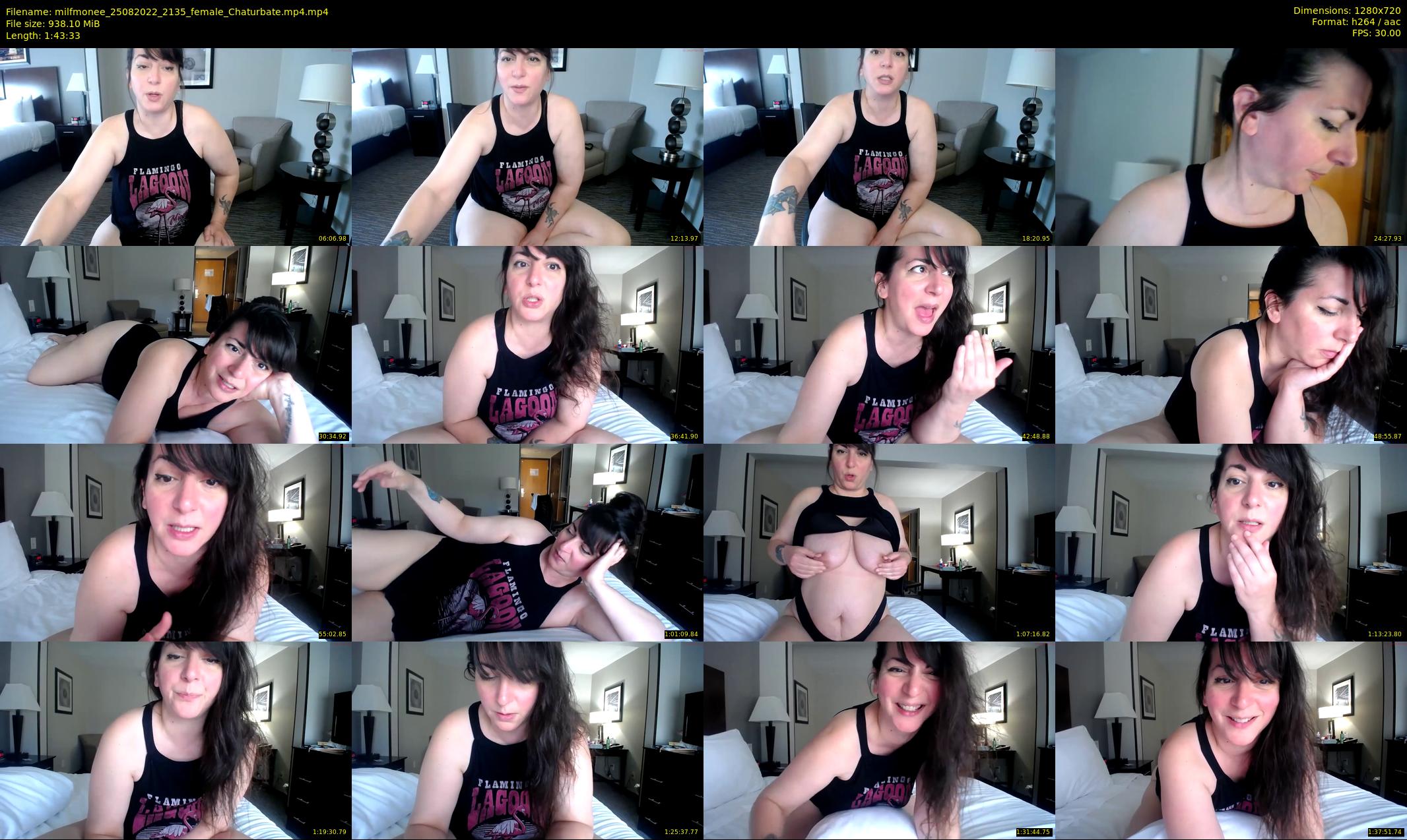 milfmonee — 104 minute Chaturbate female cam show recording, 720p, Aug 25, 2022