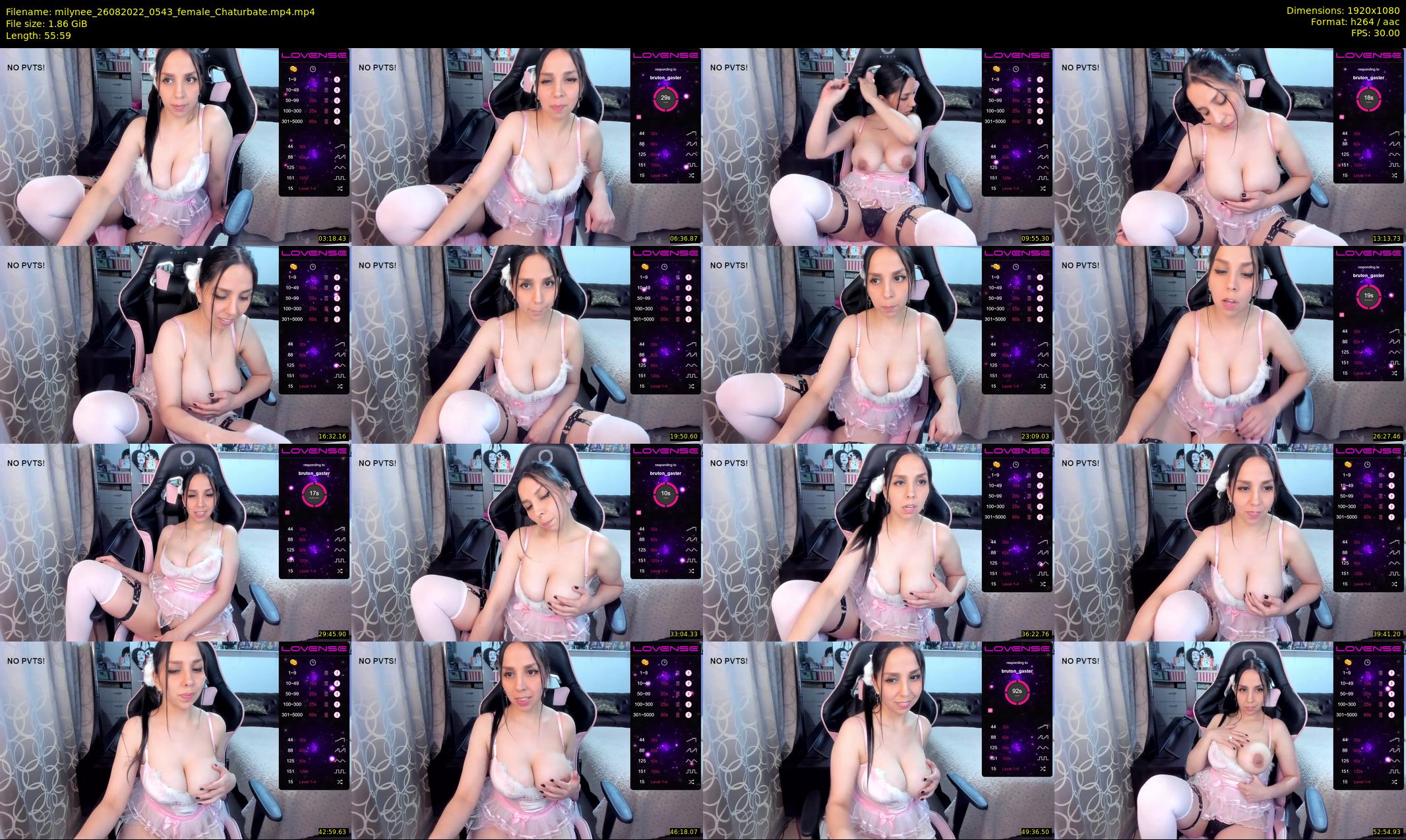 milynee — 56 minute Chaturbate female cam show recording, 1080p, Aug 26, 2022