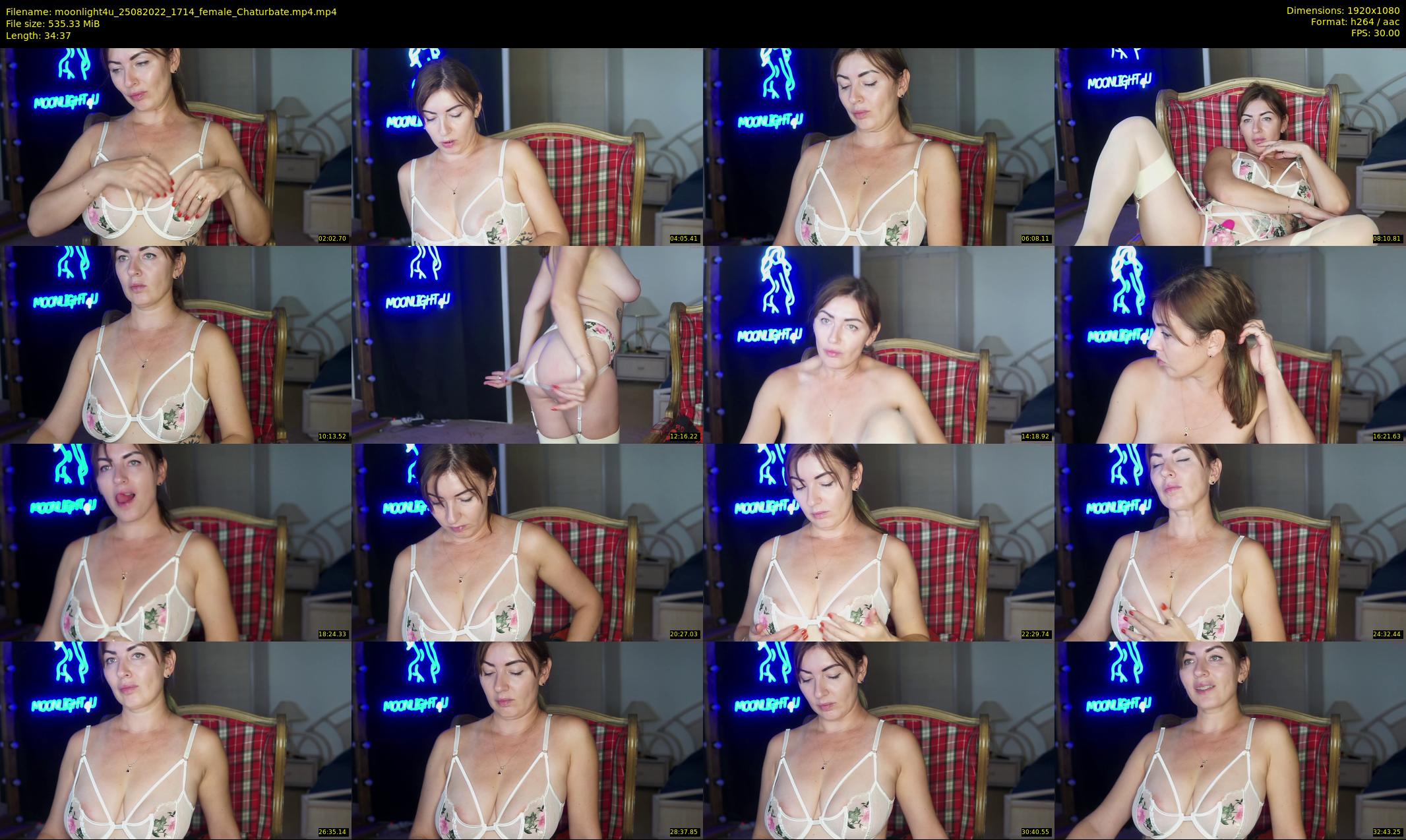 moonlight4u — 35 minute Chaturbate female cam show recording, 1080p, Aug 25, 2022