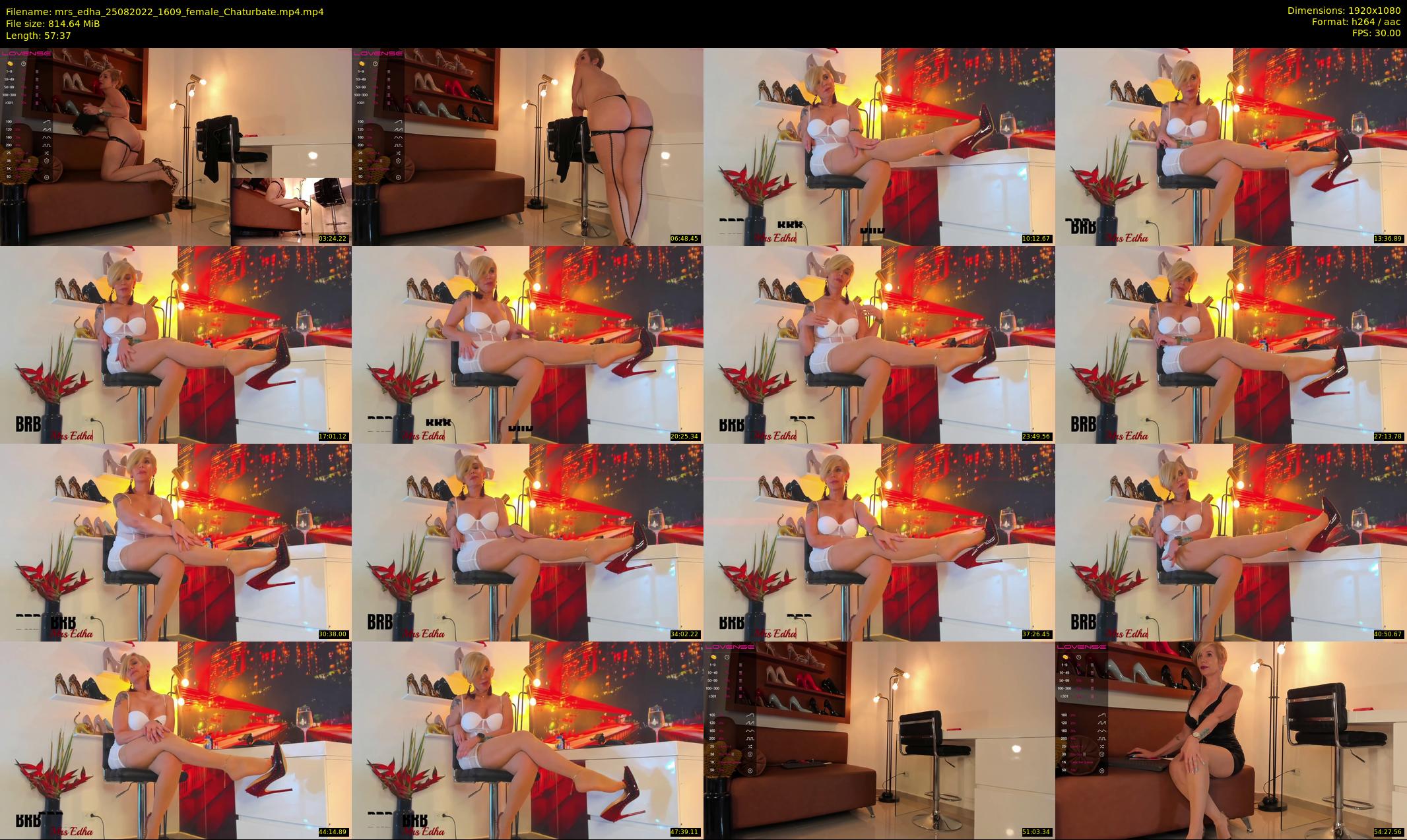 mrs_edha — 58 minute Chaturbate female cam show recording, 1080p, Aug 25, 2022