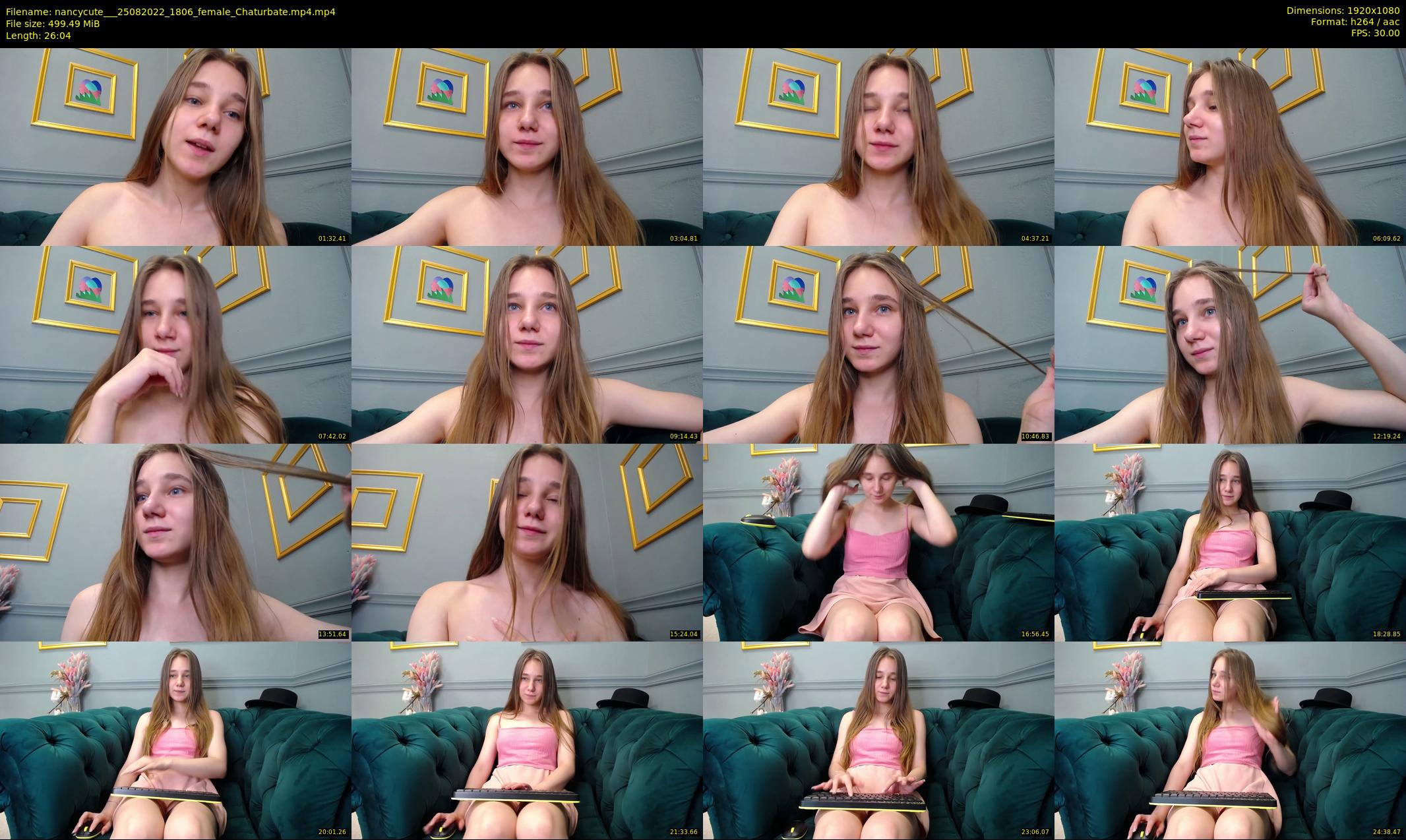 nancycute__ — 27 minute Chaturbate female cam show recording, 1080p, Aug 25, 2022