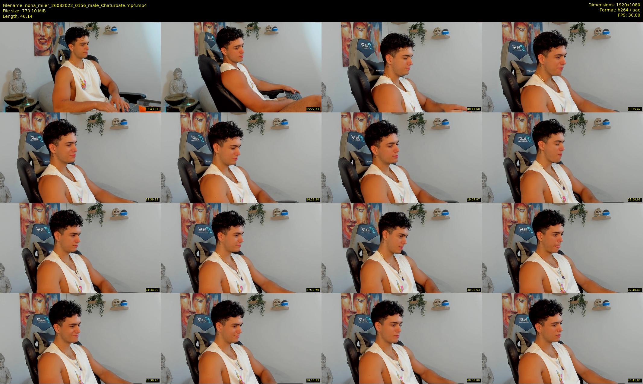 noha_miler — 47 minute Chaturbate male cam show recording, 1080p, Aug 26, 2022