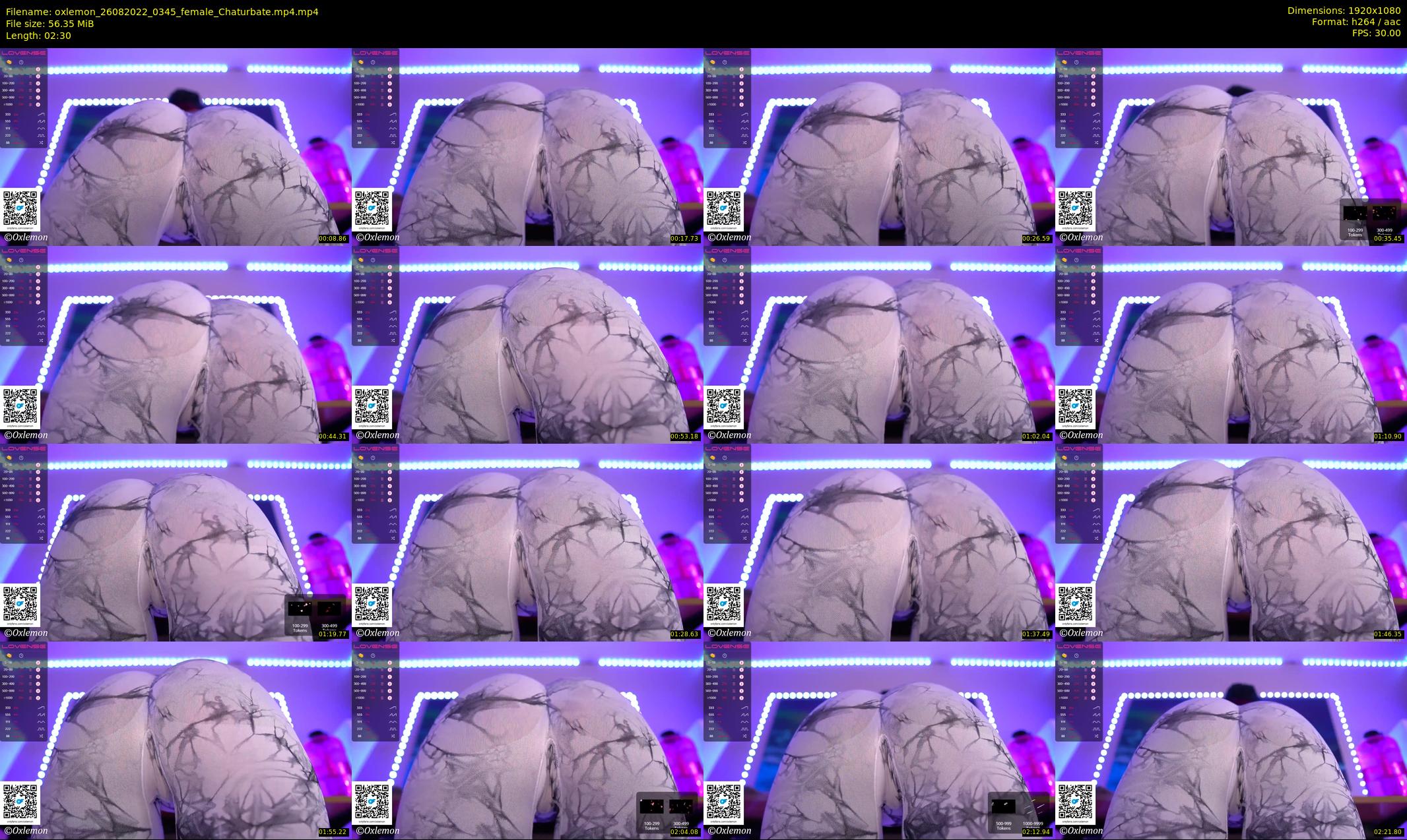 oxlemon — 3 minute Chaturbate female cam show recording, 1080p, Aug 26, 2022
