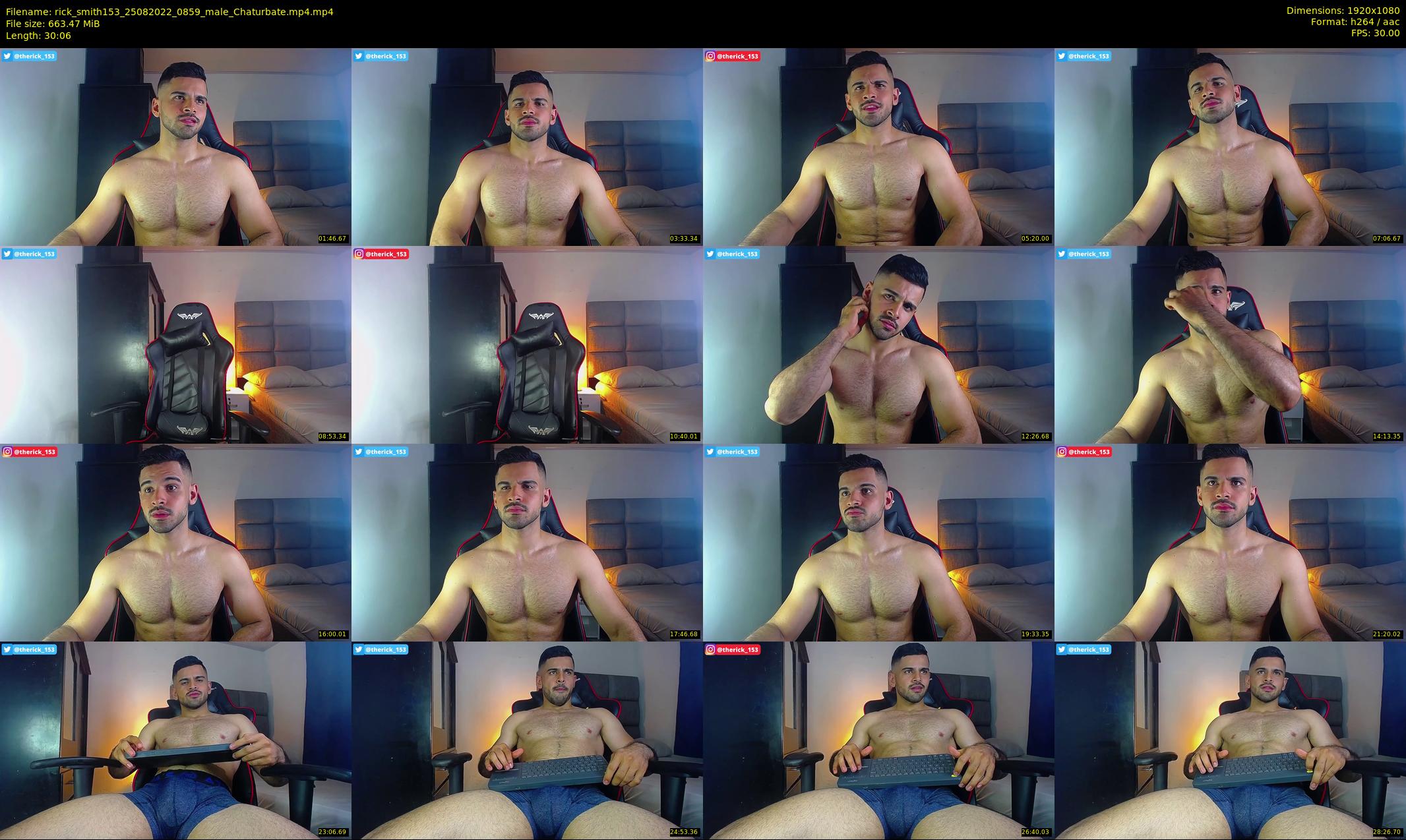 rick_smith153 — 31 minute Chaturbate male cam show recording, 1080p, Aug 25, 2022