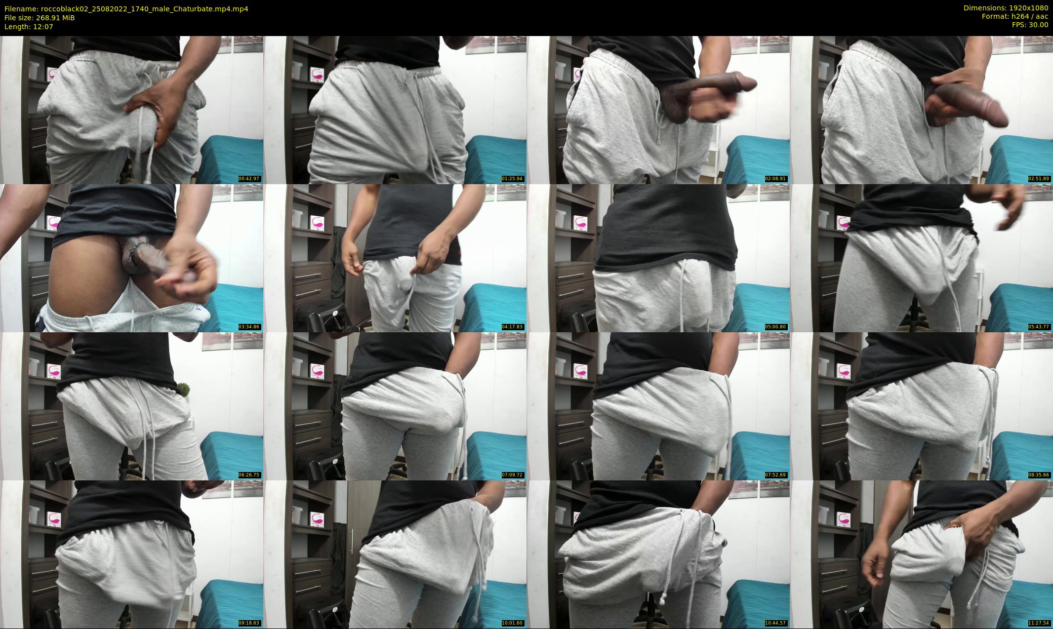 roccoblack02 — 13 minute Chaturbate male cam show recording, 1080p, Aug 25, 2022