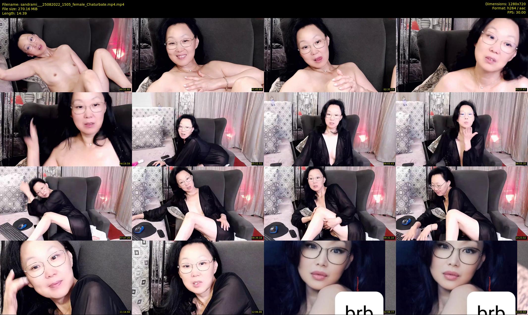 sandrami__ — 15 minute Chaturbate female cam show recording, 720p, Aug 25, 2022