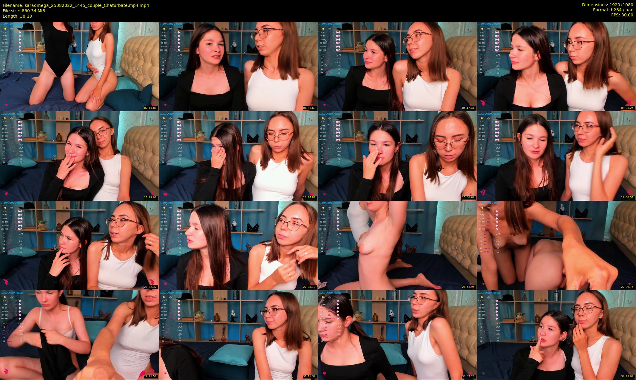 saraomega — 39 minute Chaturbate couple cam show recording, 1080p, Aug 25, 2022