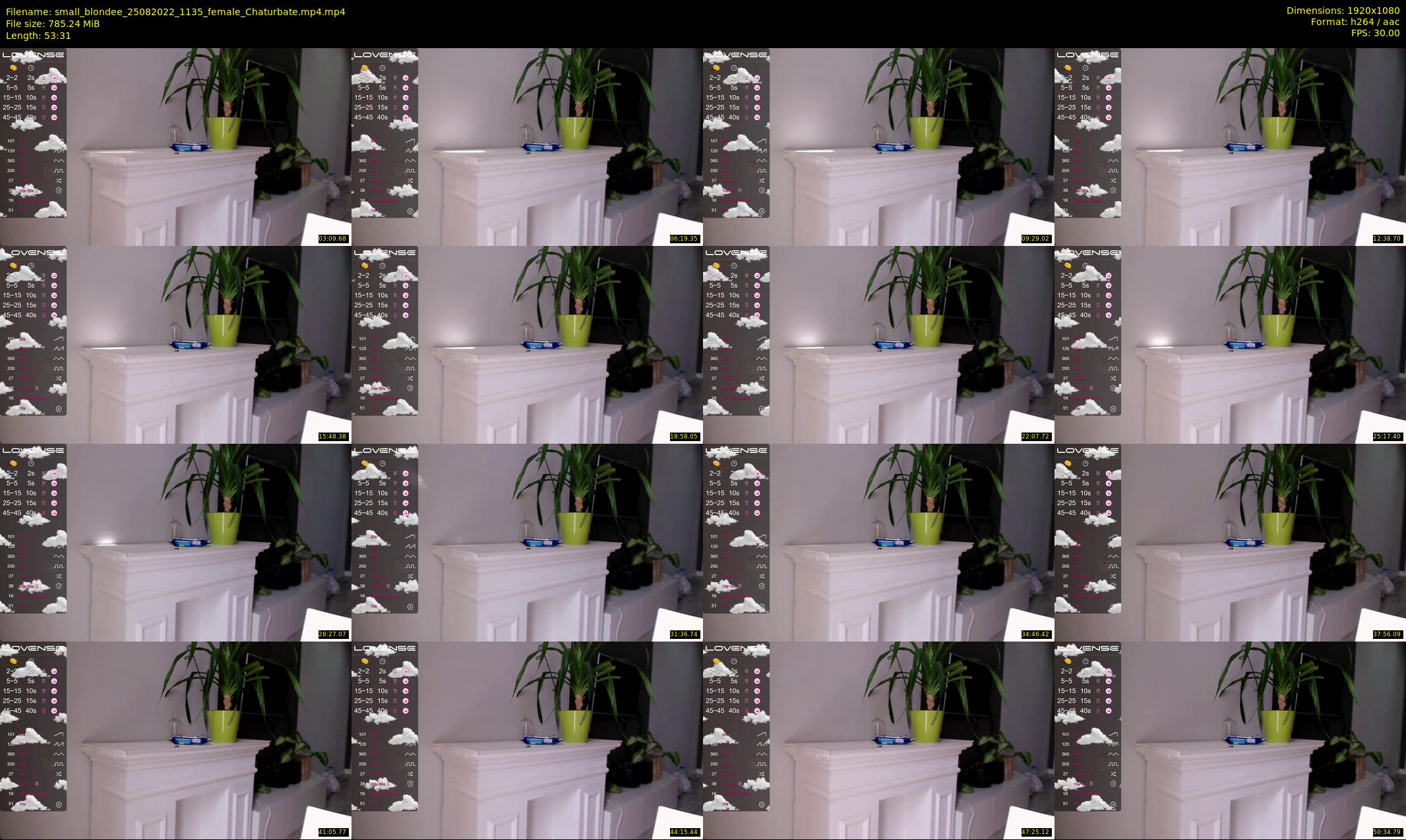 small_blondee — 54 minute Chaturbate female cam show recording, 1080p, Aug 25, 2022