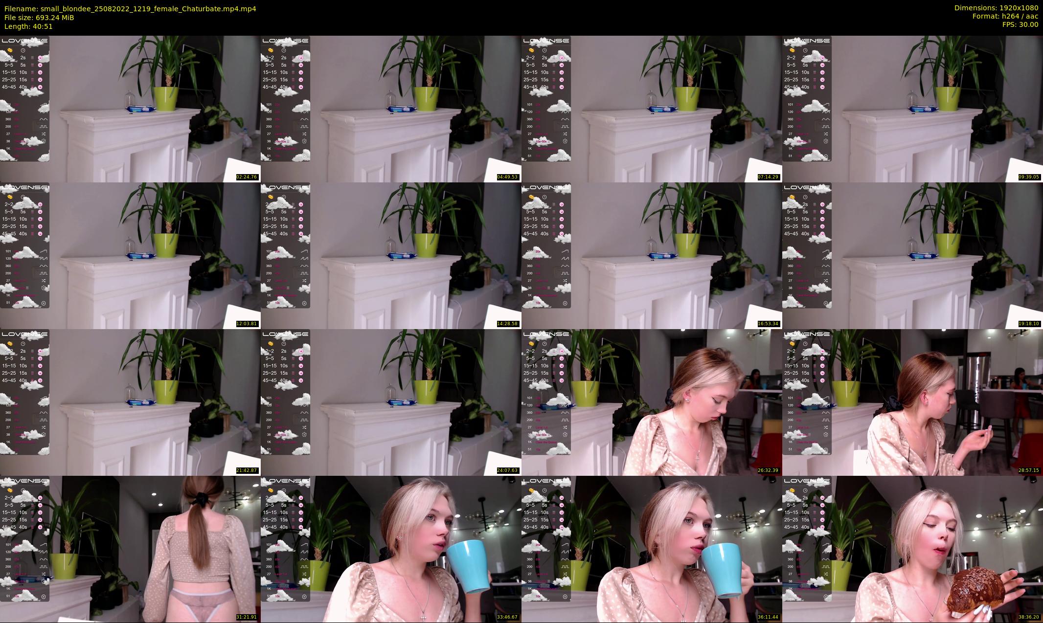 small_blondee — 41 minute Chaturbate female cam show recording, 1080p, Aug 25, 2022