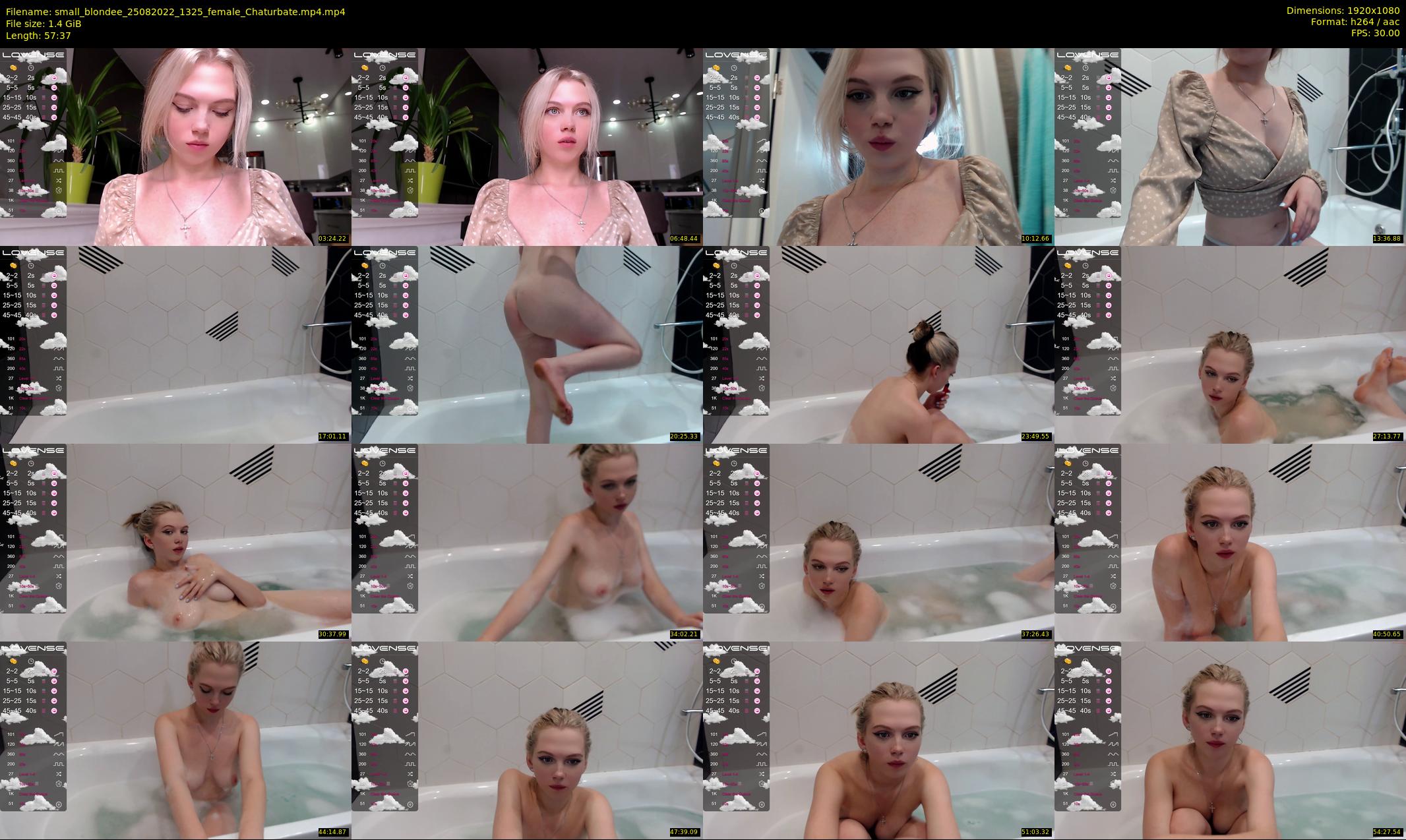 small_blondee — 58 minute Chaturbate female cam show recording, 1080p, Aug 25, 2022