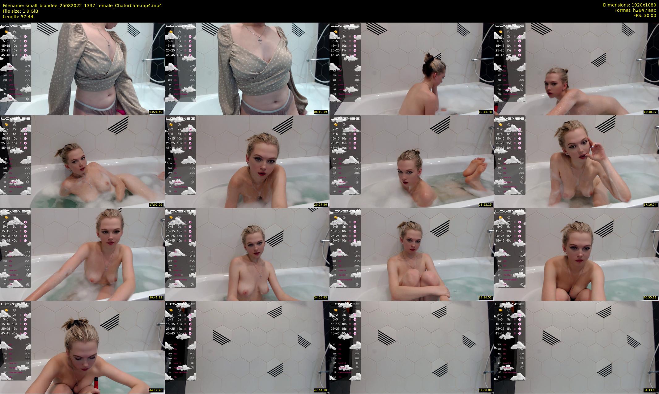 small_blondee — 58 minute Chaturbate female cam show recording, 1080p, Aug 25, 2022