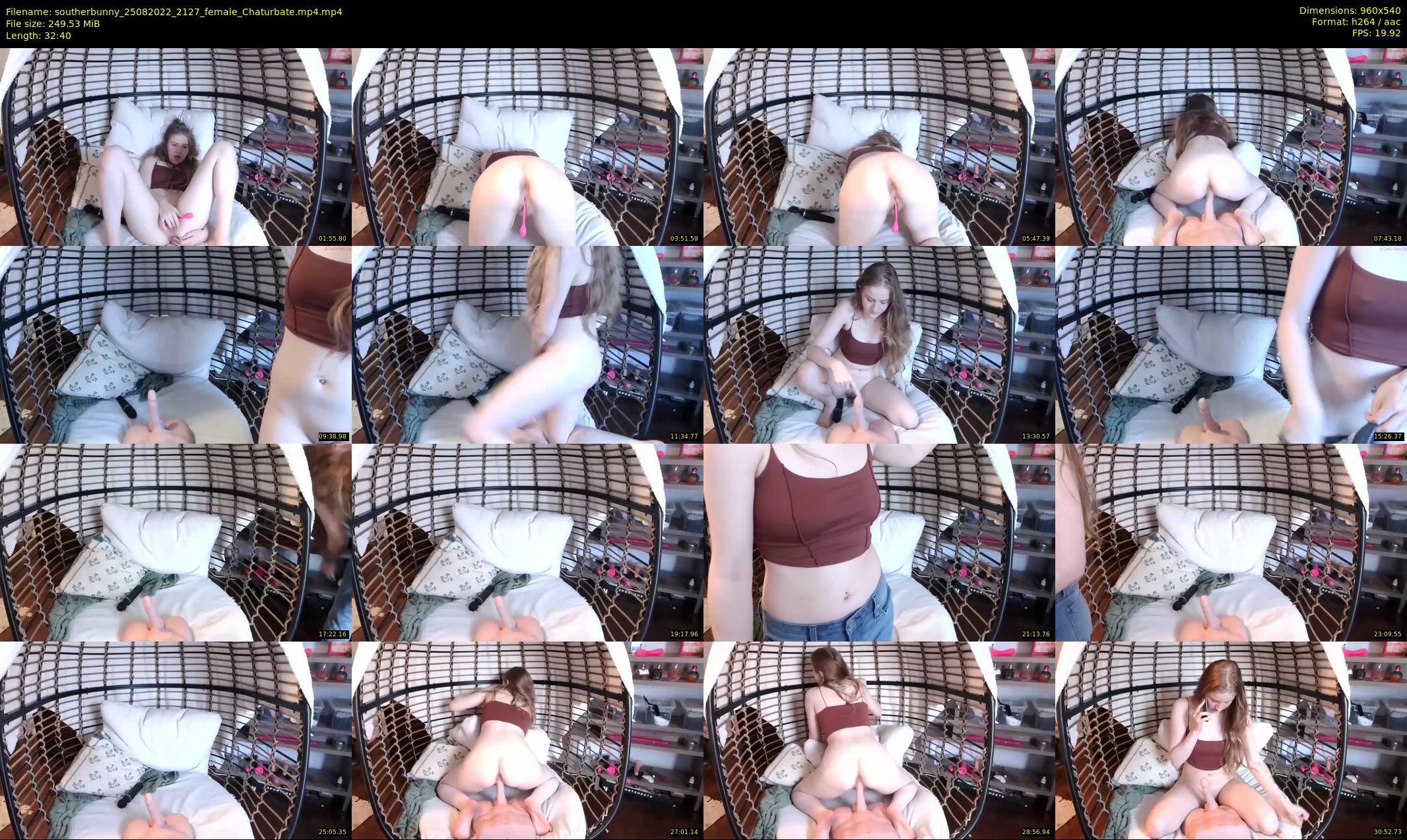 southerbunny — 33 minute Chaturbate female cam show recording, 480p, Aug 25, 2022