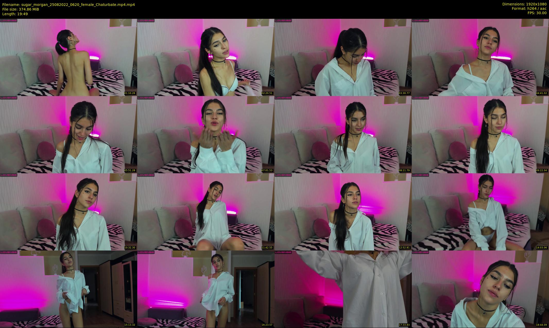 sugar_morgan — 20 minute Chaturbate female cam show recording, 1080p, Aug 25, 2022