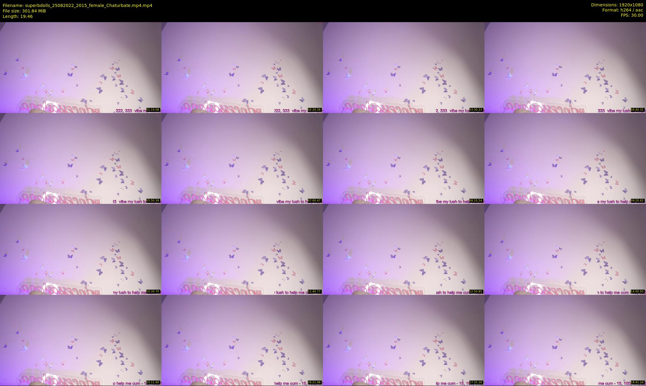 superbdolls — 20 minute Chaturbate couple cam show recording, 1080p, Aug 25, 2022