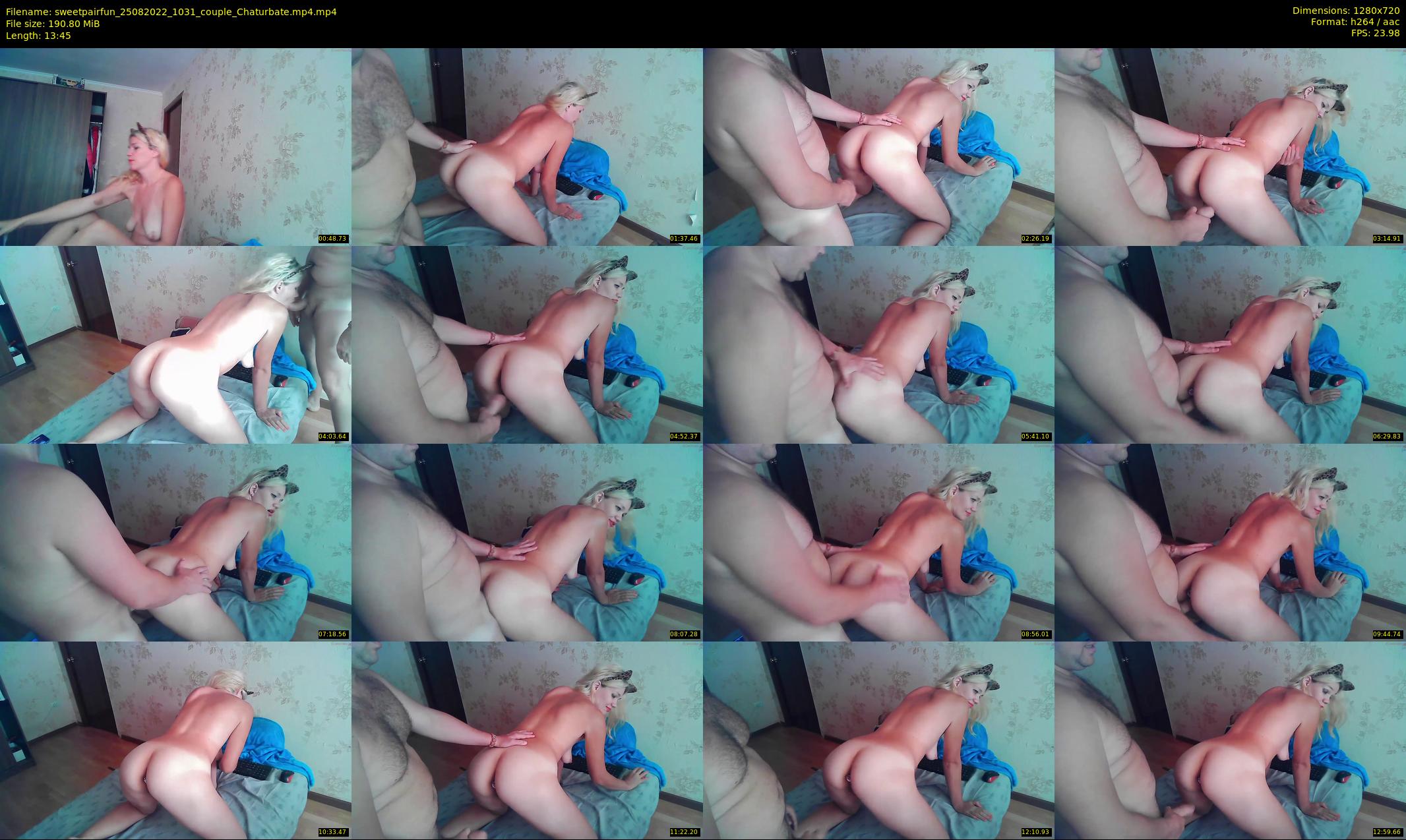 sweetpairfun — 14 minute Chaturbate couple cam show recording, 720p, Aug 25, 2022