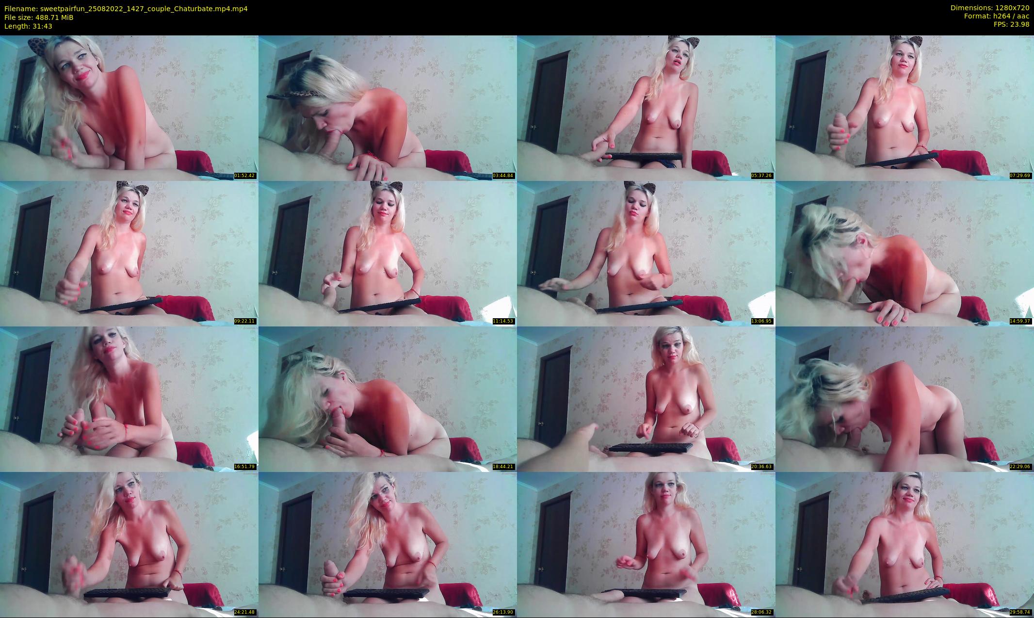 sweetpairfun — 32 minute Chaturbate couple cam show recording, 720p, Aug 25, 2022