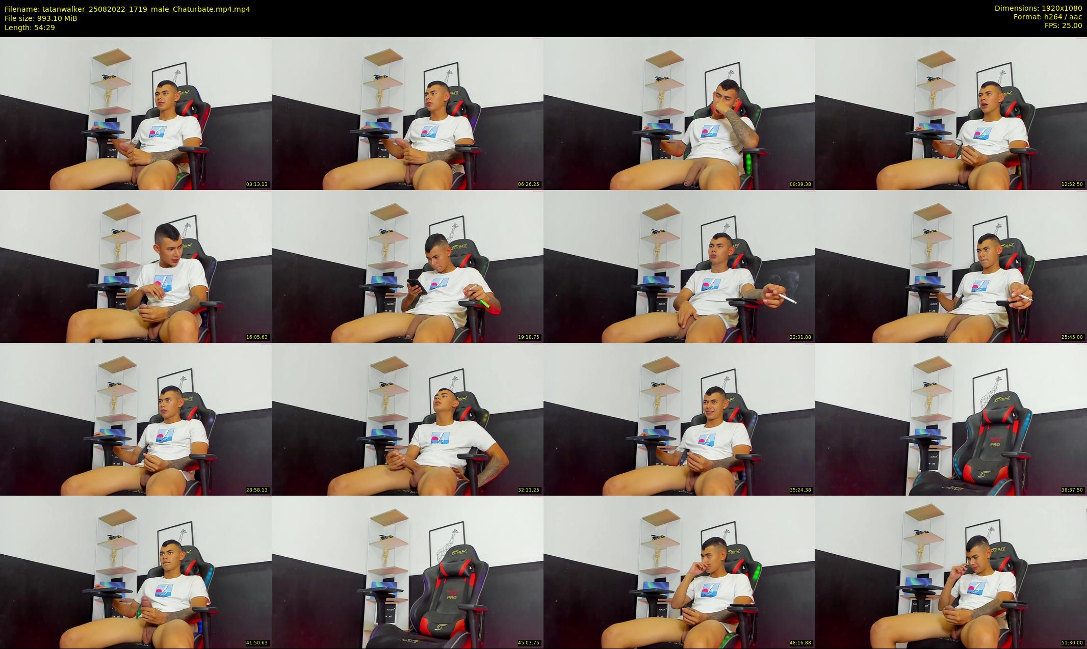 tatanwalker — 55 minute Chaturbate male cam show recording, 1080p, Aug 25, 2022