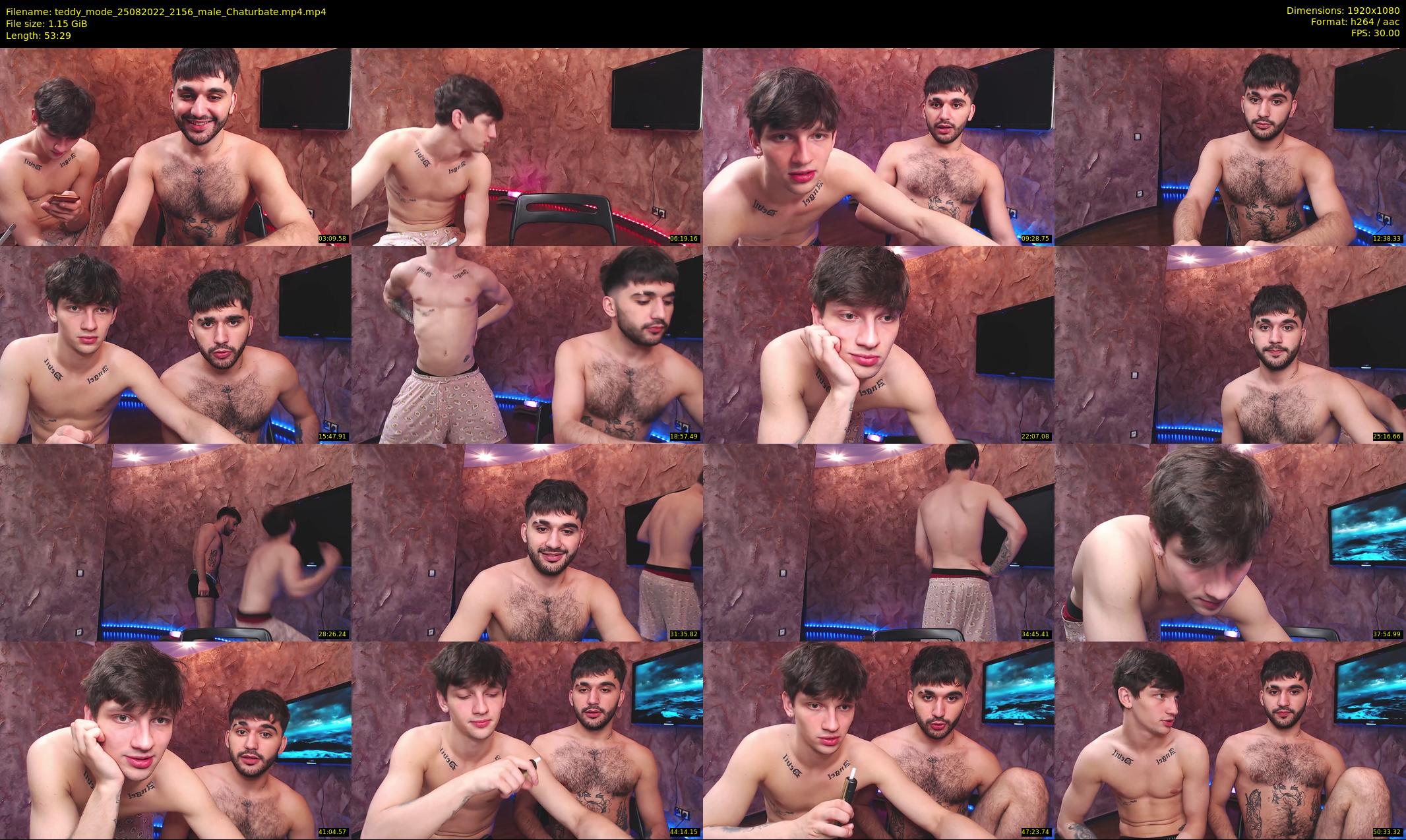 teddy_mode — 54 minute Chaturbate couple cam show recording, 1080p, Aug 25, 2022