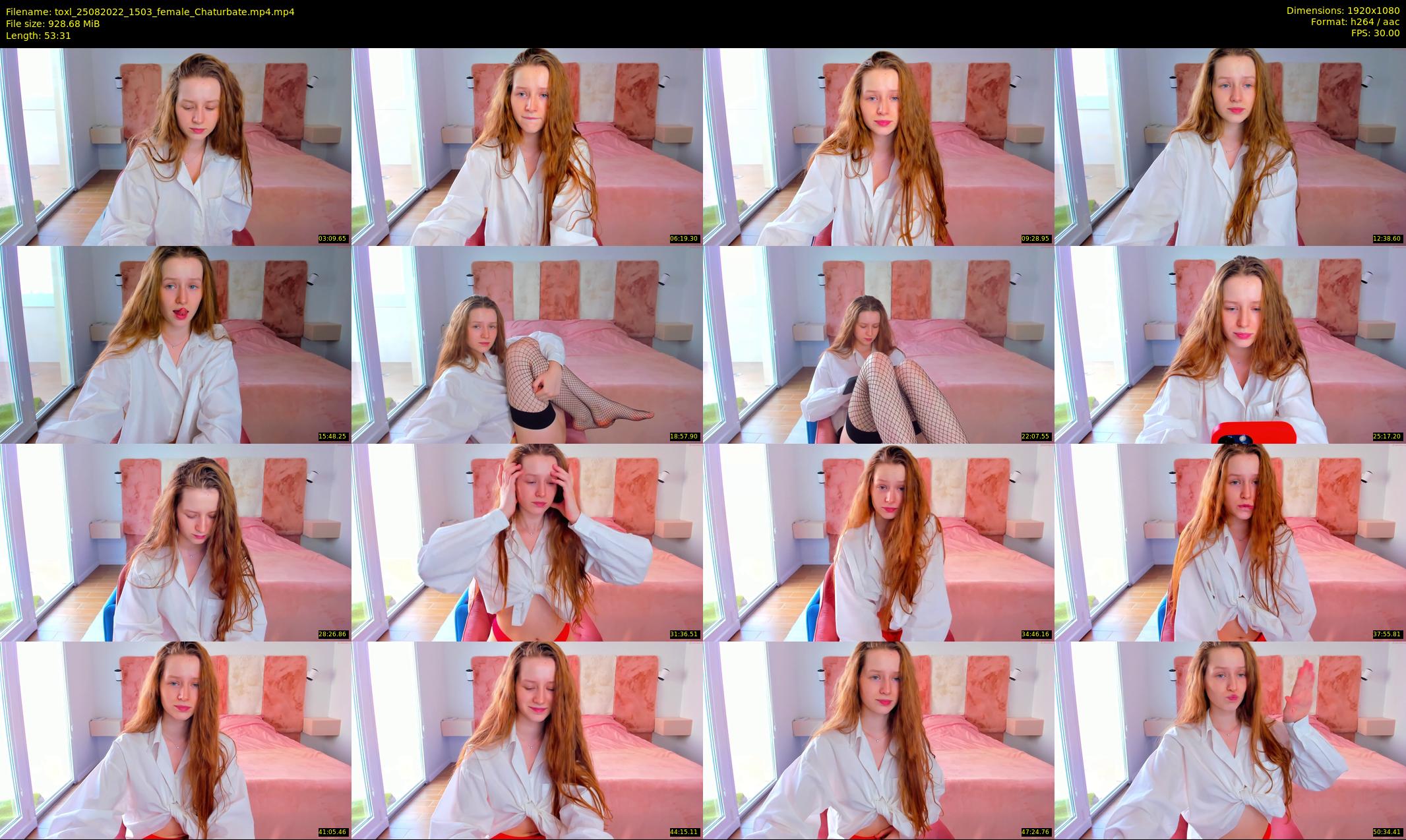 toxl — 54 minute Chaturbate female cam show recording, 1080p, Aug 25, 2022