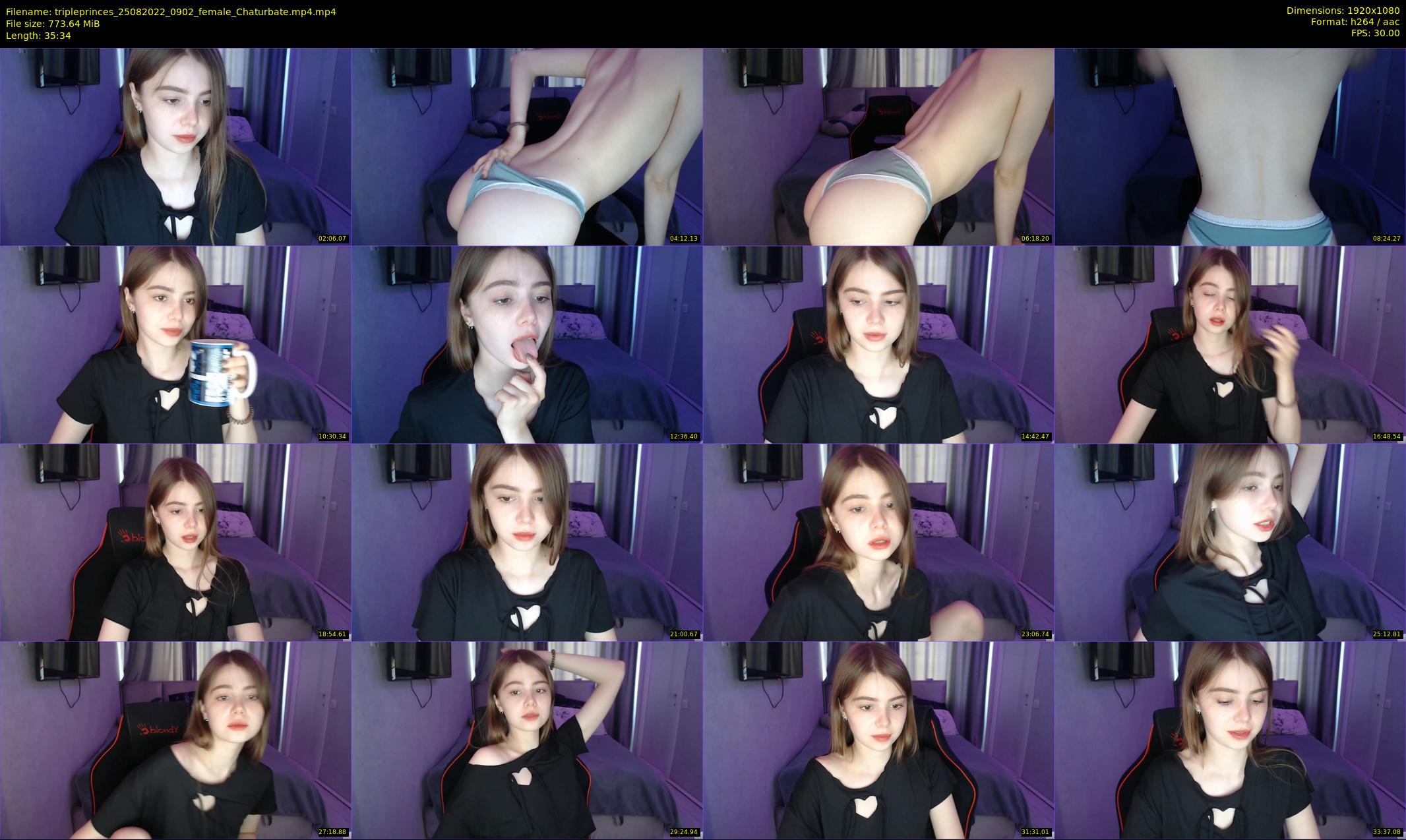 tripleprinces — 36 minute Chaturbate female cam show recording, 1080p, Aug 25, 2022