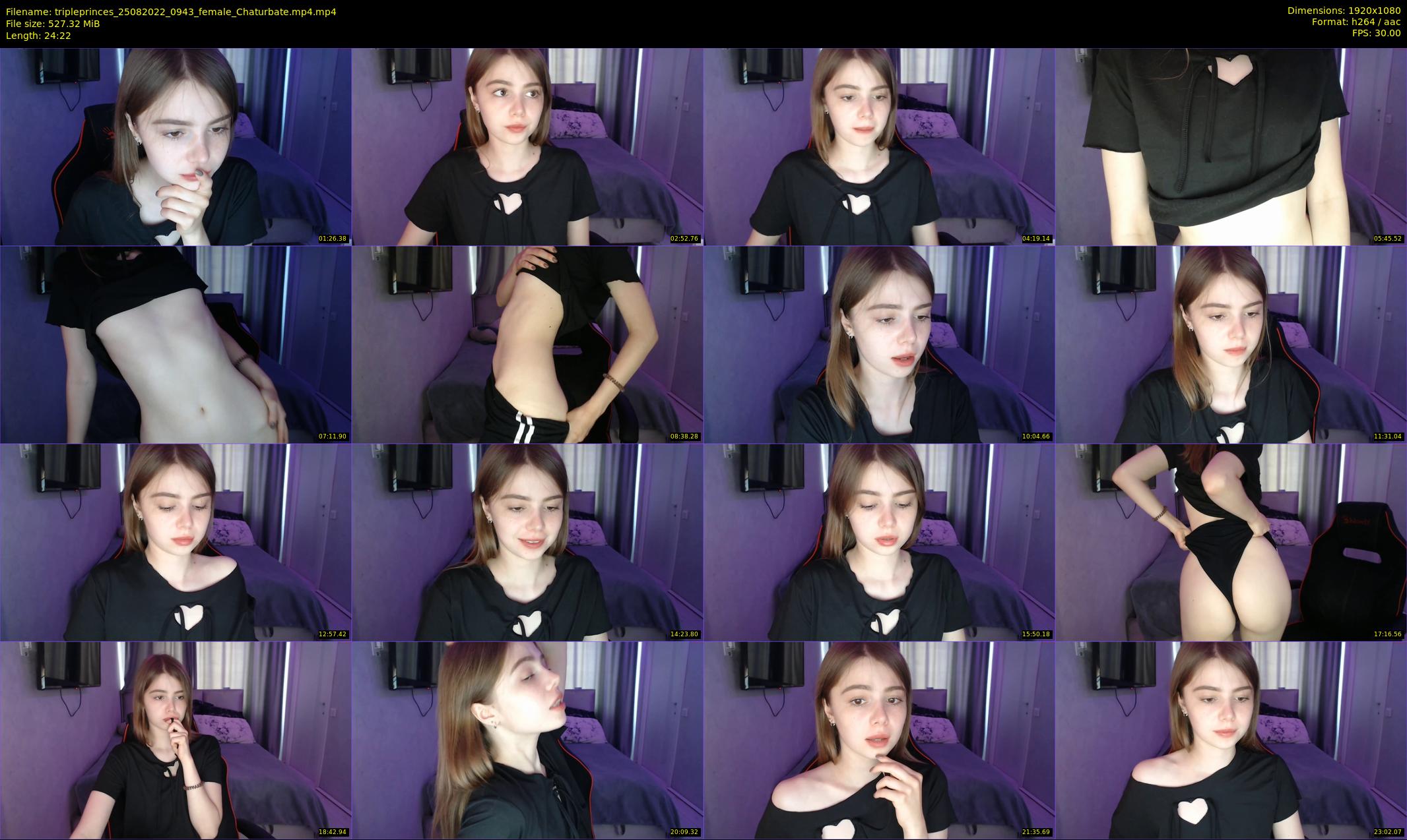tripleprinces — 25 minute Chaturbate female cam show recording, 1080p, Aug 25, 2022