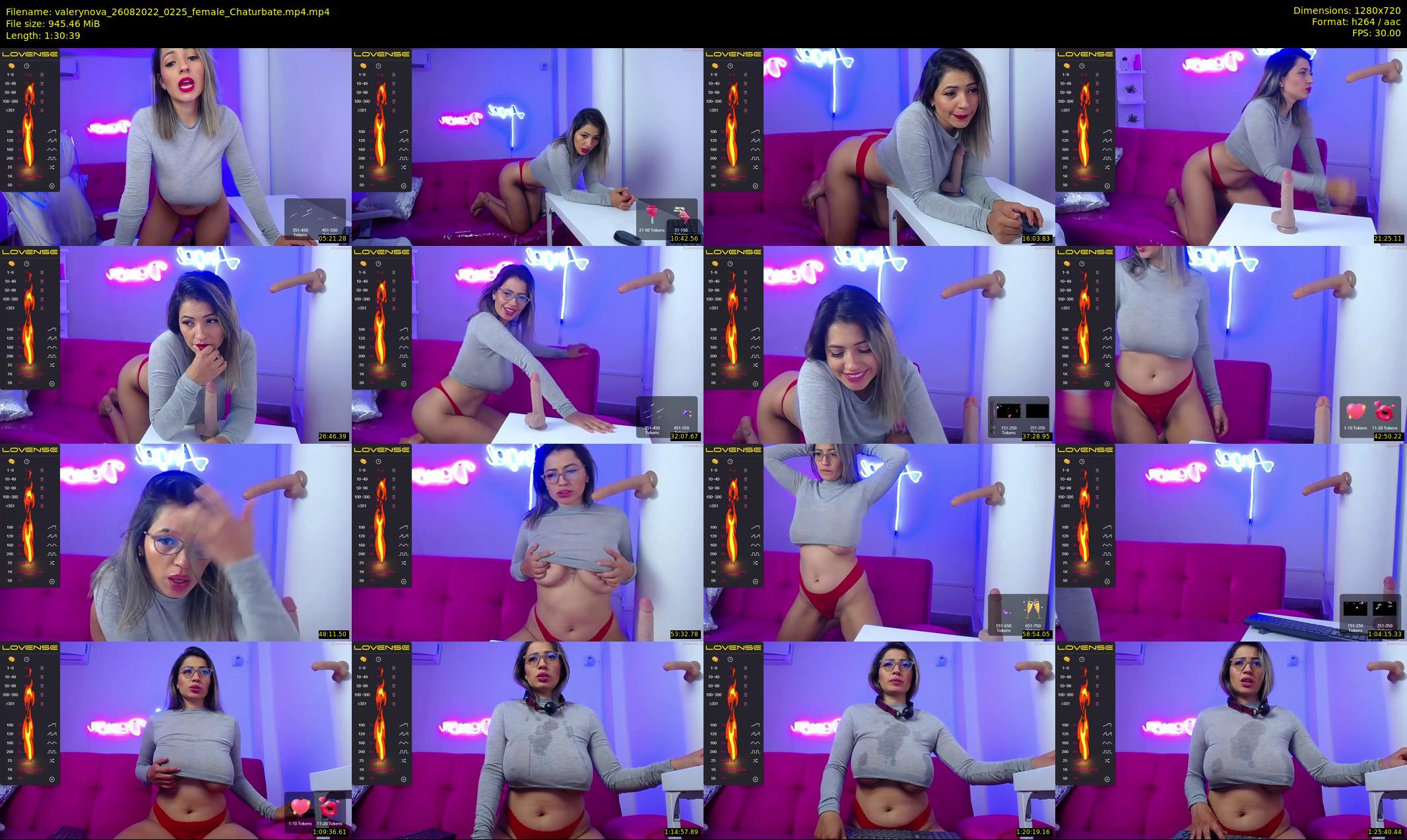 valerynova — 91 minute Chaturbate female cam show recording, 720p, Aug 26, 2022