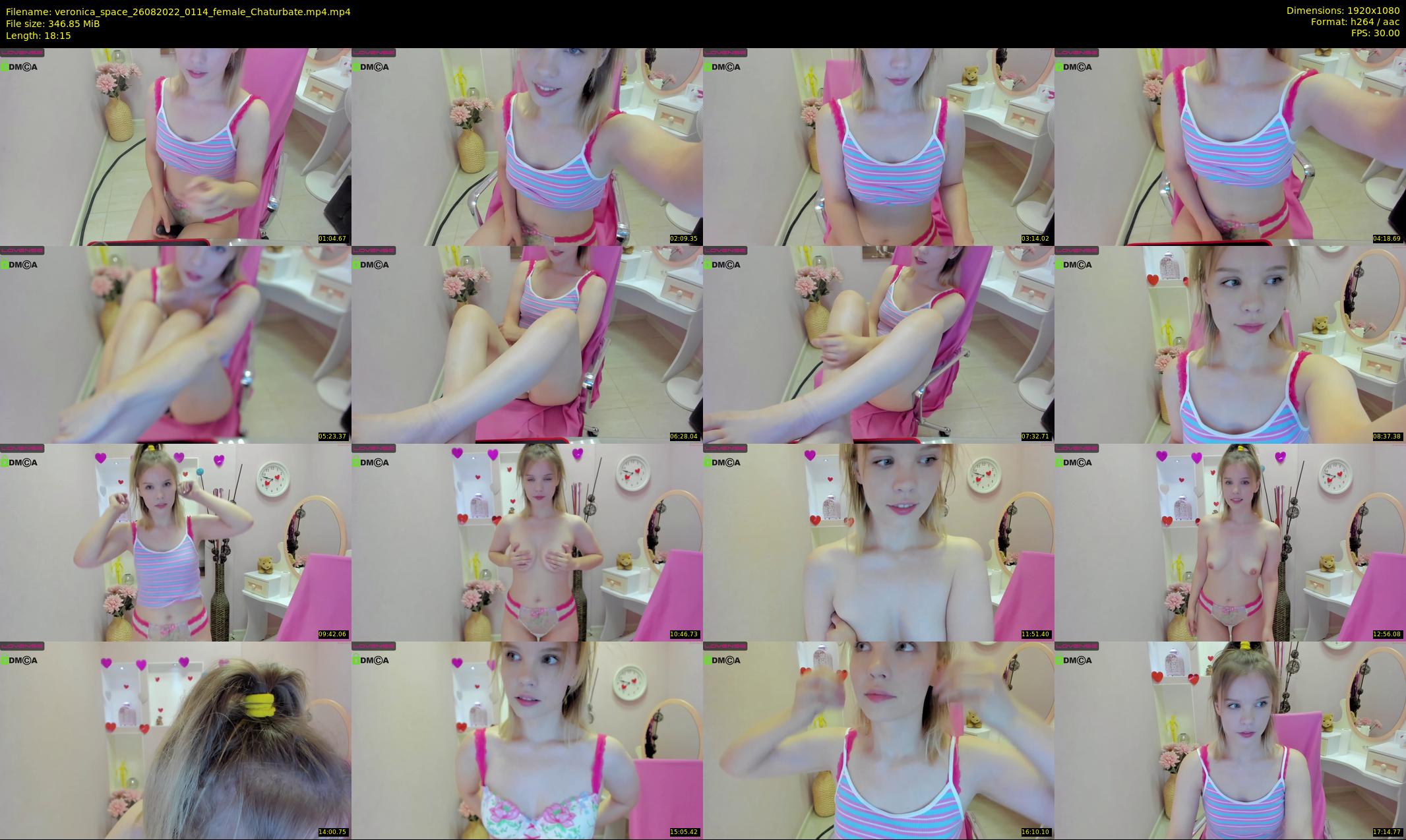 veronica_space — 19 minute Chaturbate female cam show recording, 1080p, Aug 26, 2022
