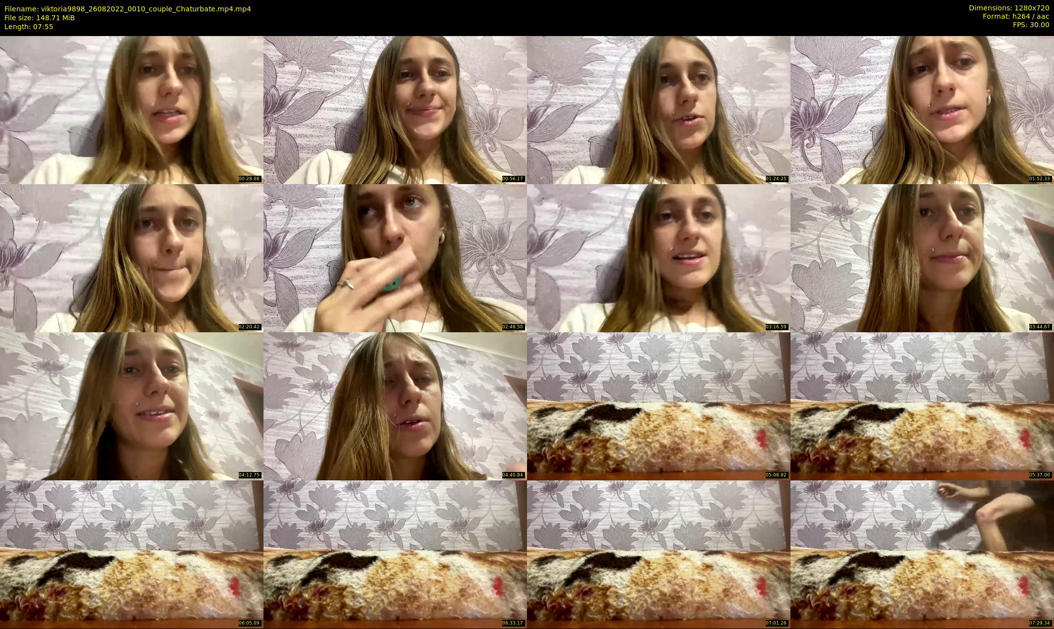 viktoria9898 — 8 minute Chaturbate couple cam show recording, 720p, Aug 26, 2022