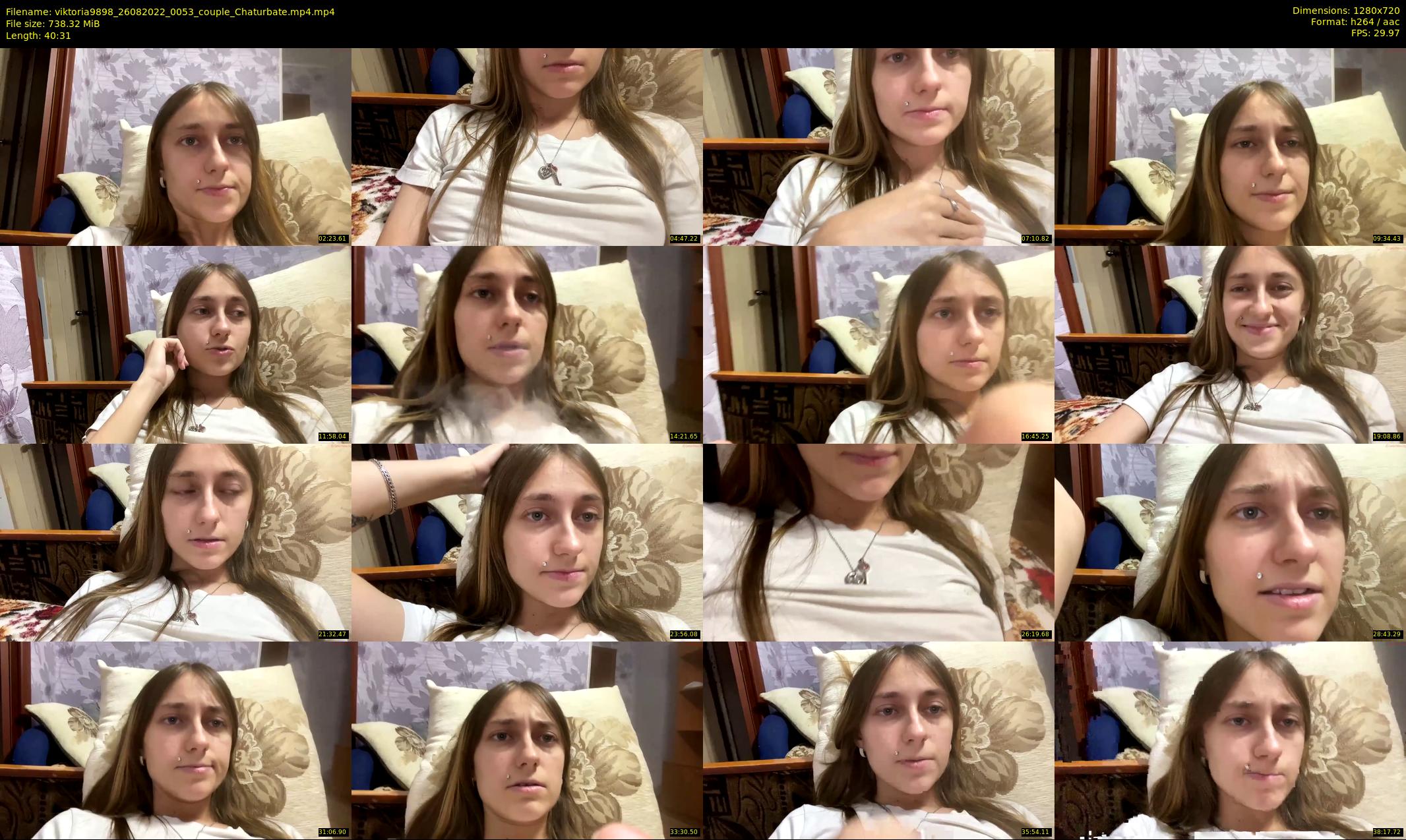 viktoria9898 — 41 minute Chaturbate couple cam show recording, 720p, Aug 26, 2022