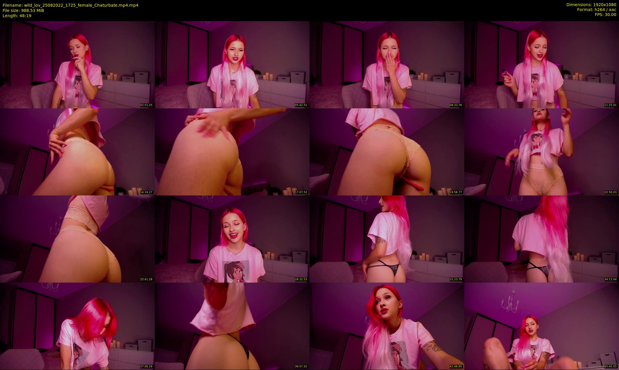 wild_lov — 49 minute Chaturbate female cam show recording, 1080p, Aug 25, 2022
