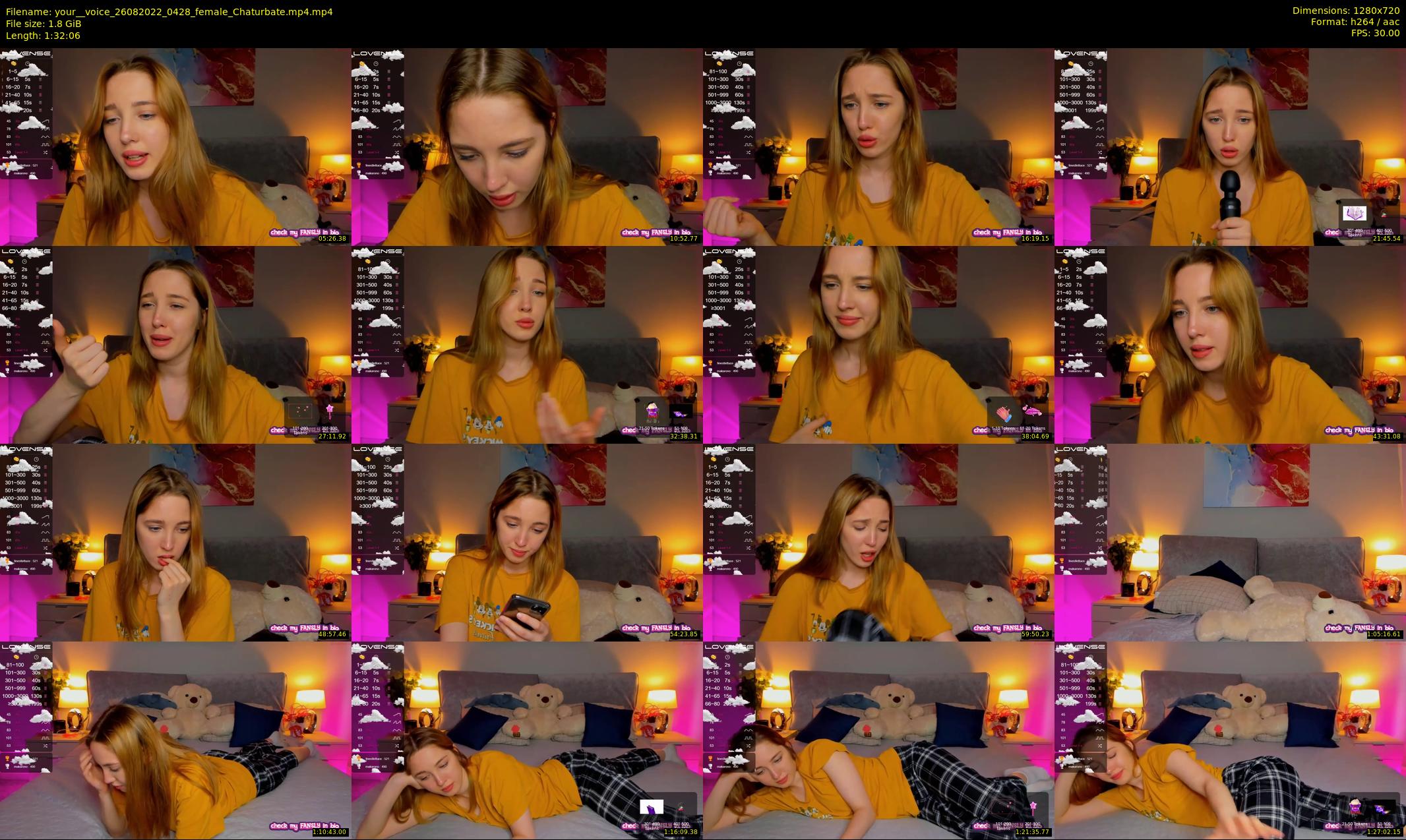 your__voice — 93 minute Chaturbate female cam show recording, 720p, Aug 26, 2022