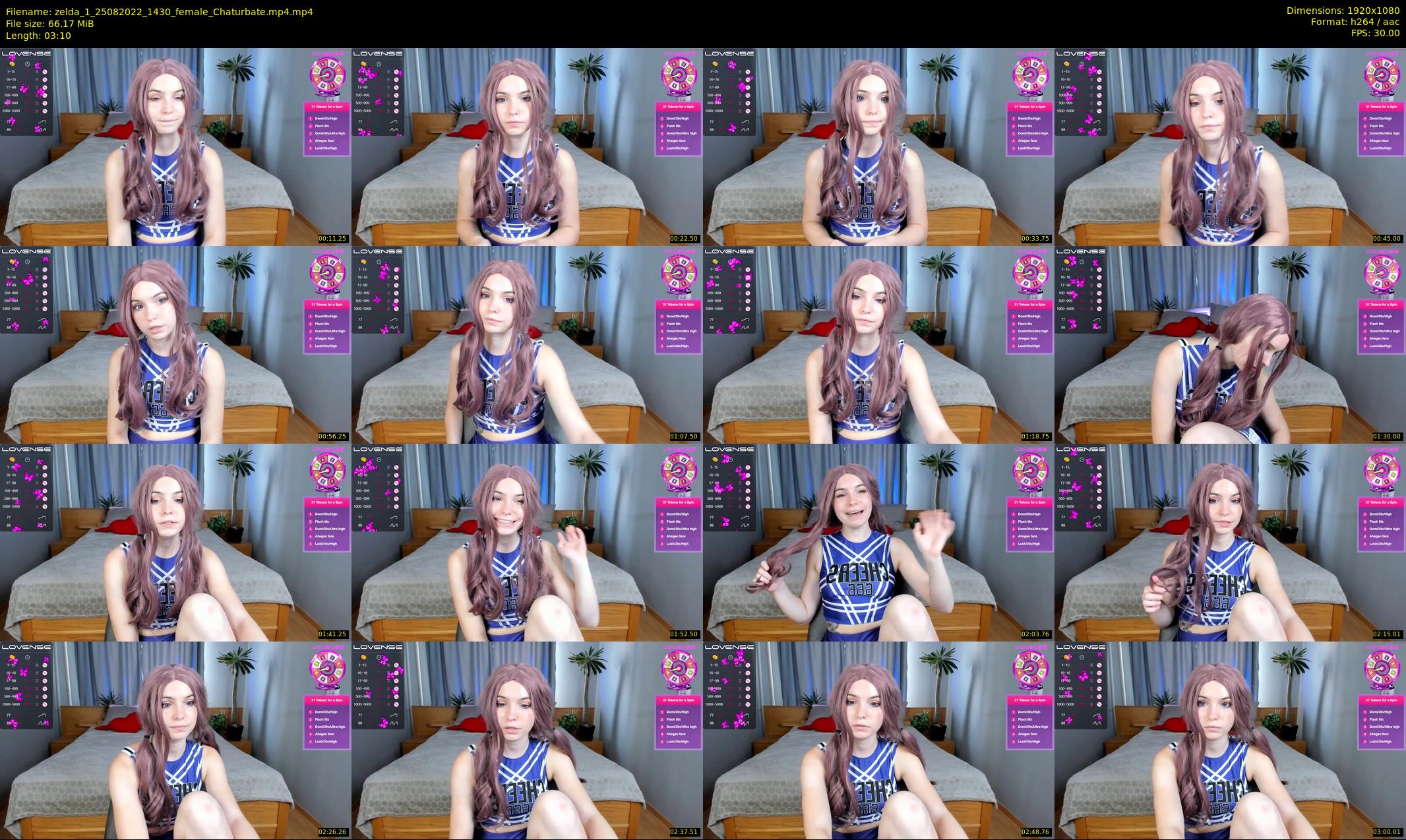 zelda_1 — 4 minute Chaturbate female cam show recording, 1080p, Aug 25, 2022