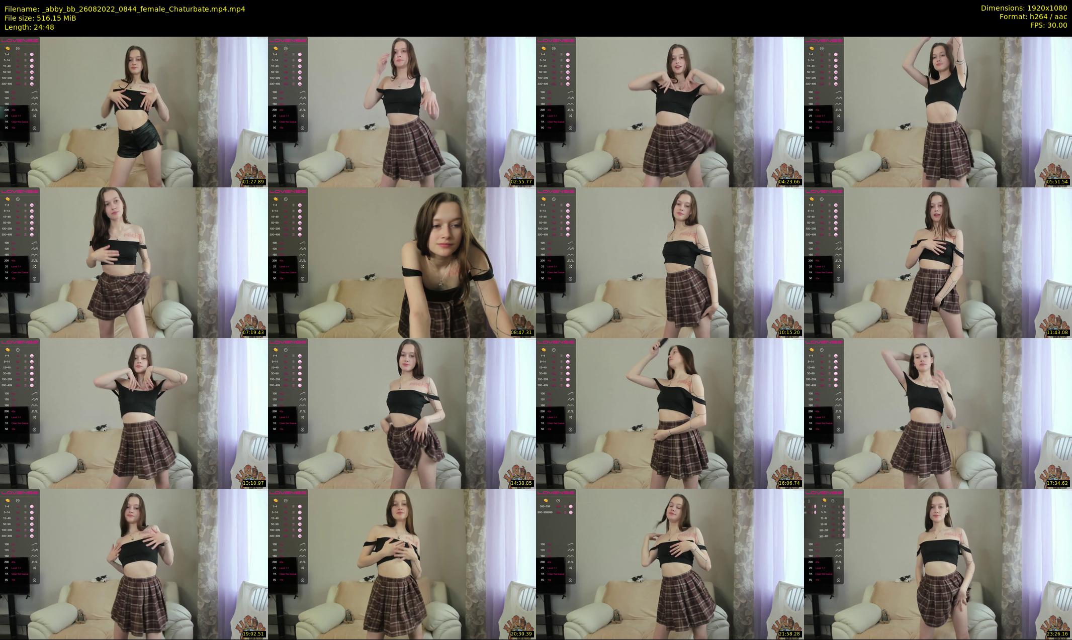 _abby_bb — 25 minute Chaturbate female cam show recording, 1080p, Aug 26, 2022