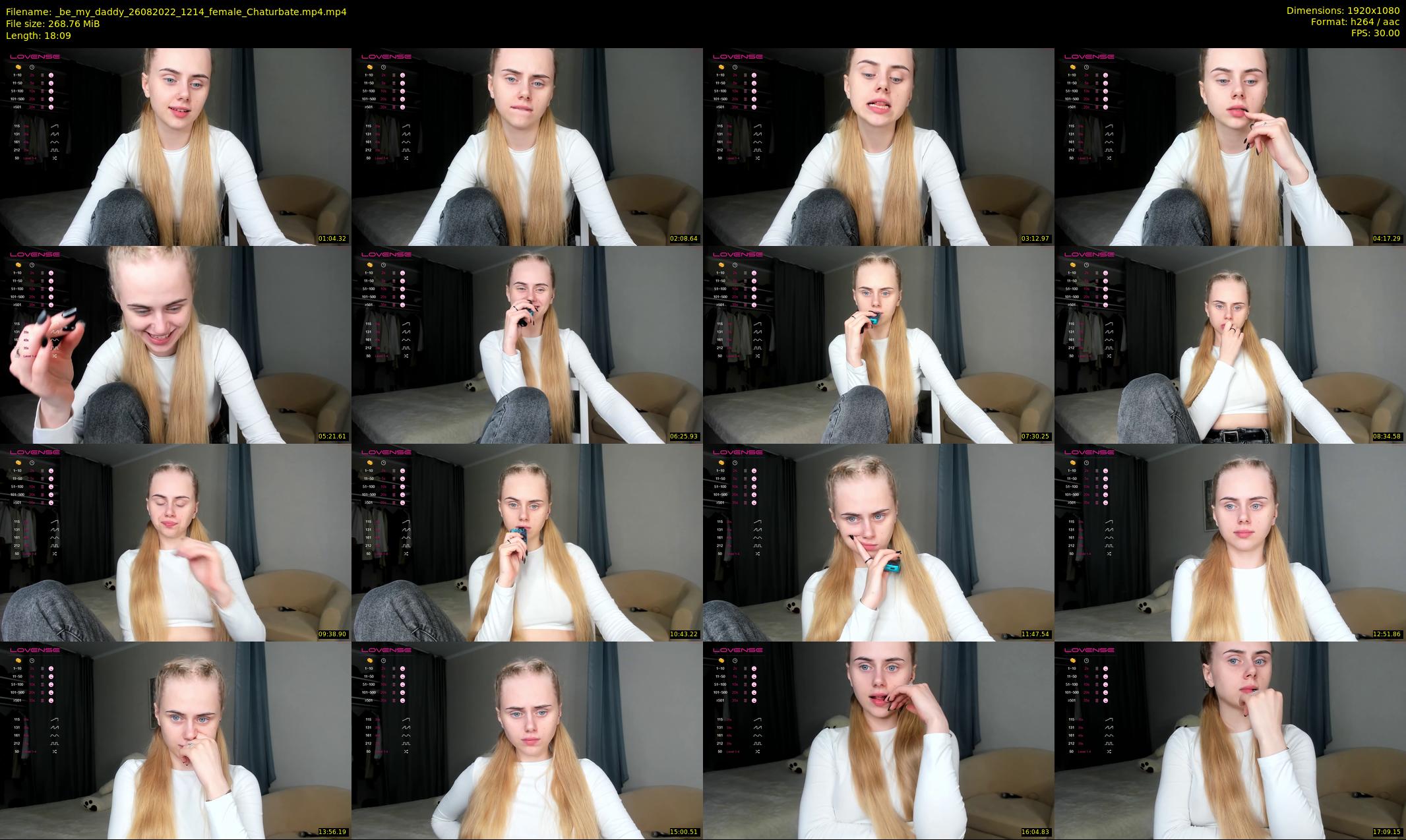 _be_my_daddy — 19 minute Chaturbate female cam show recording, 1080p, Aug 26, 2022