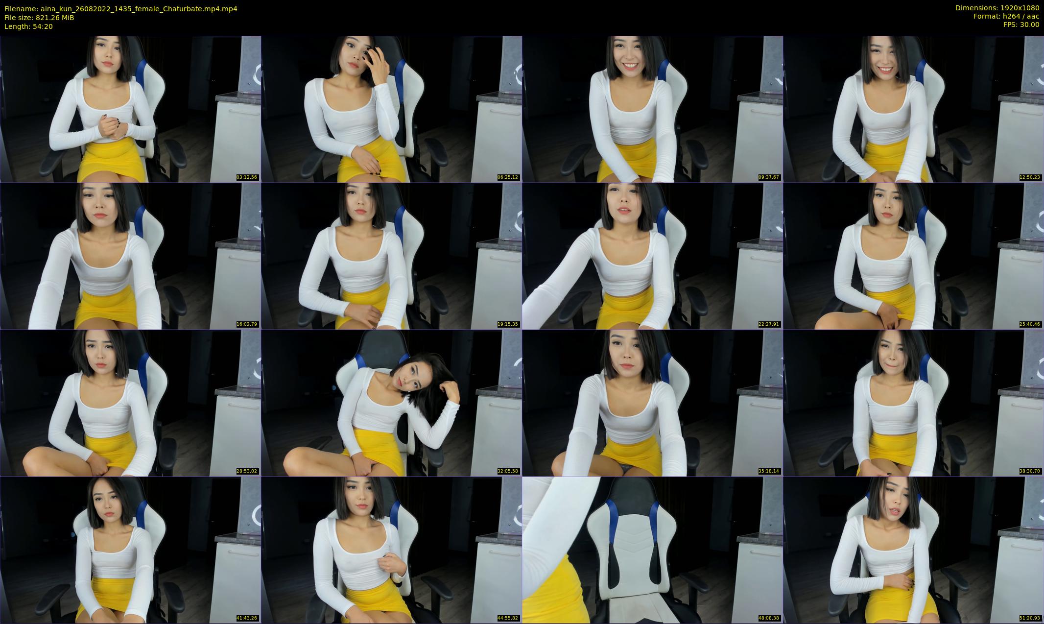 aina_kun — 55 minute Chaturbate female cam show recording, 1080p, Aug 26, 2022