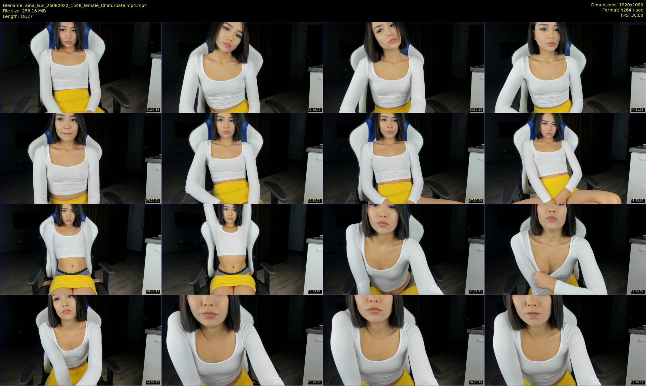 aina_kun — 19 minute Chaturbate female cam show recording, 1080p, Aug 26, 2022