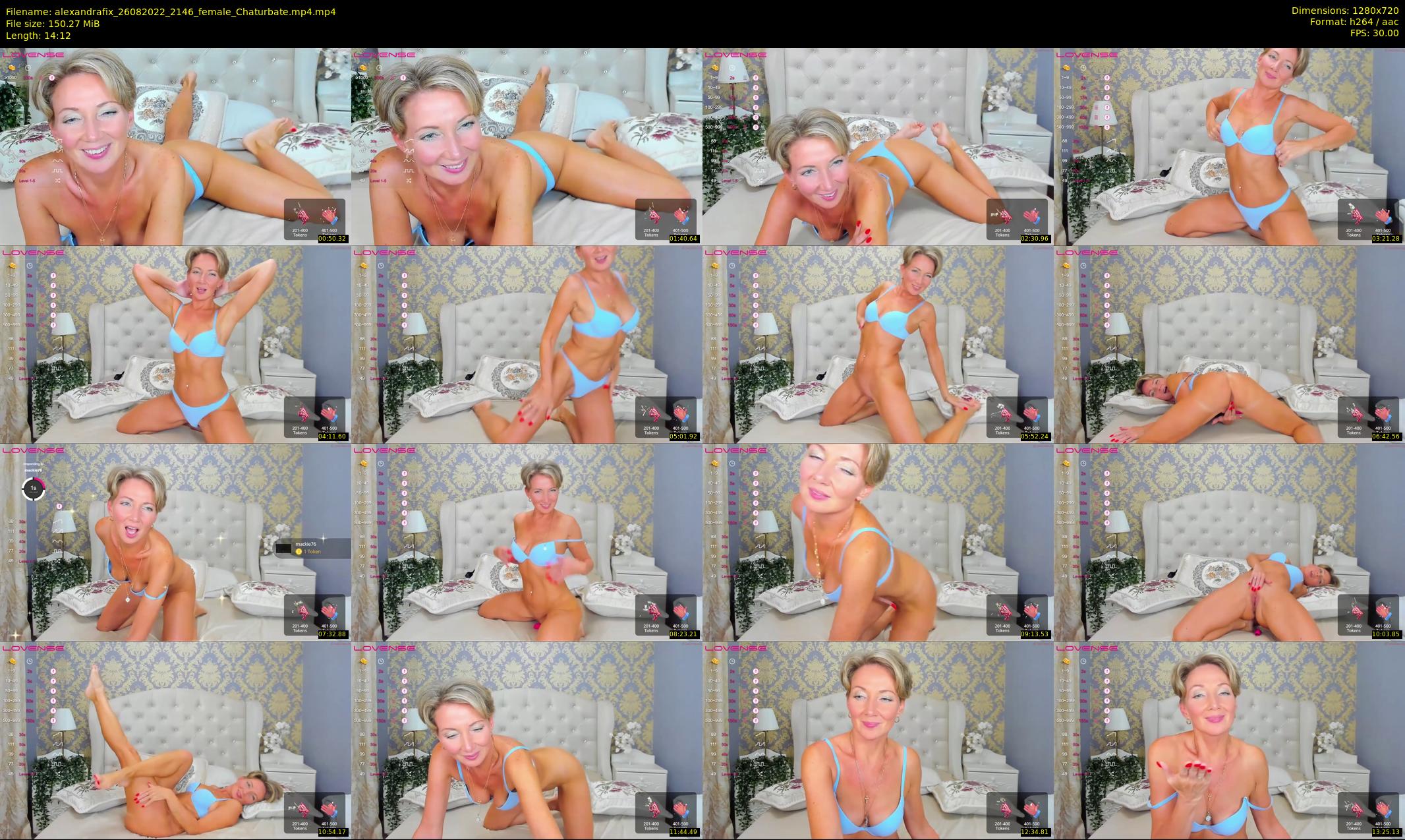 alexandrafix — 15 minute Chaturbate female cam show recording, 720p, Aug 26, 2022