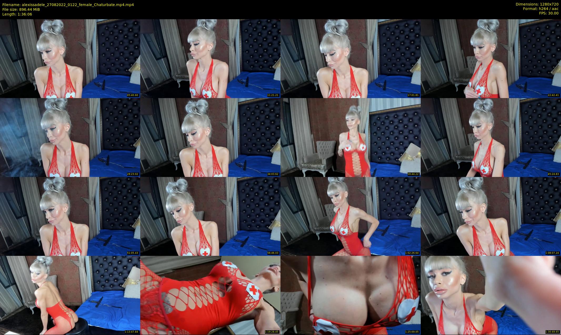 alexissadele — 97 minute Chaturbate female cam show recording, 720p, Aug 27, 2022