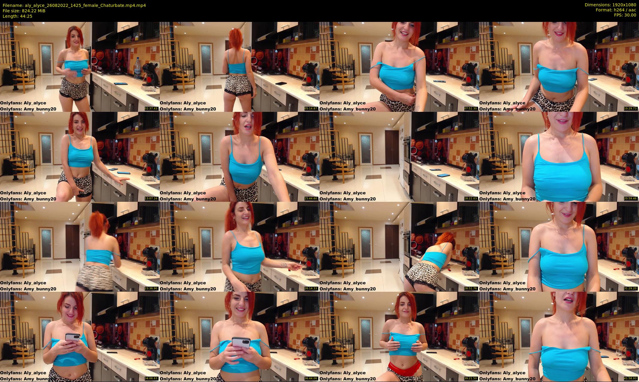 aly_alyce — 45 minute Chaturbate female cam show recording, 1080p, Aug 26, 2022