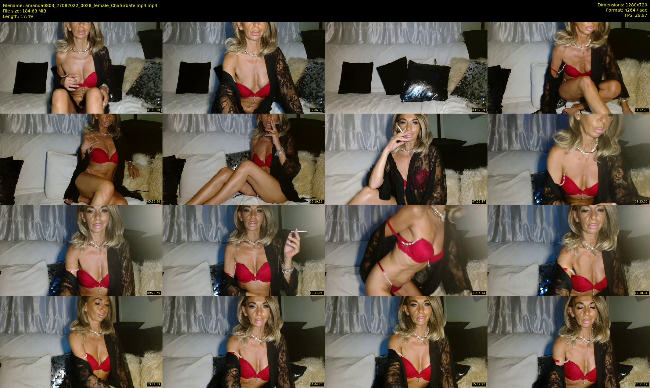 amanda0803 — 18 minute Chaturbate female cam show recording, 720p, Aug 27, 2022