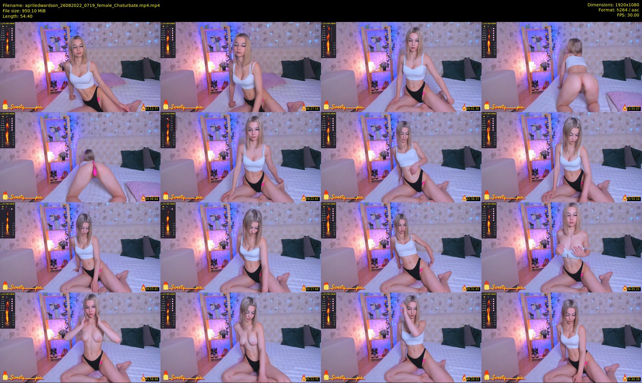 apriledwardson — 55 minute Chaturbate couple cam show recording, 1080p, Aug 26, 2022