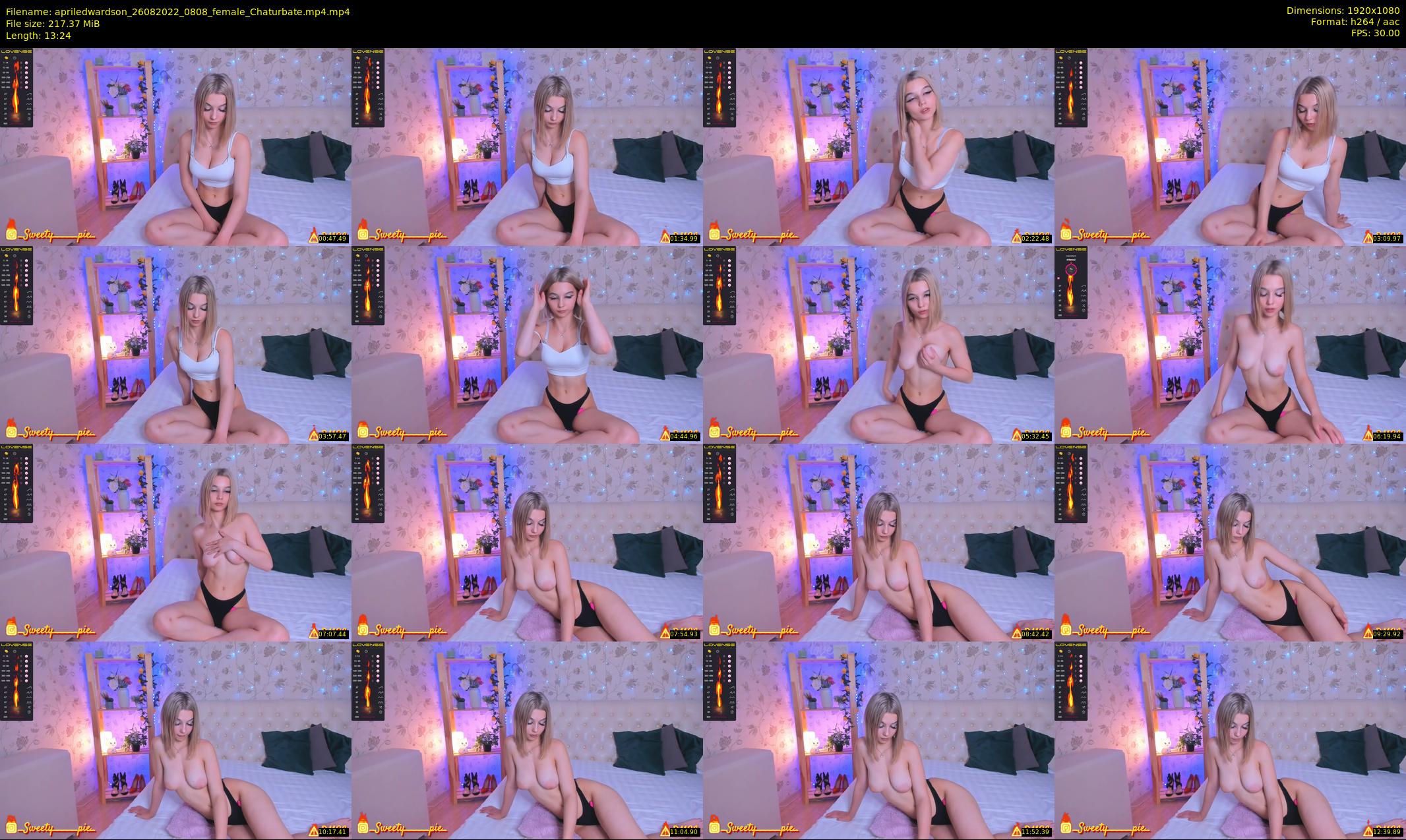 apriledwardson — 14 minute Chaturbate couple cam show recording, 1080p, Aug 26, 2022