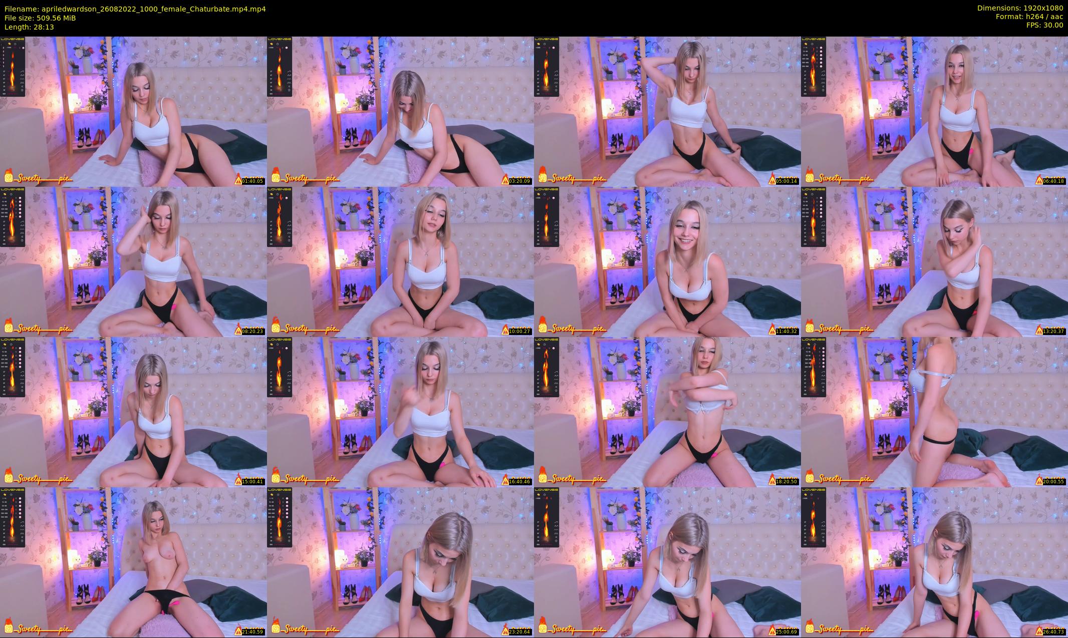 apriledwardson — 29 minute Chaturbate couple cam show recording, 1080p, Aug 26, 2022