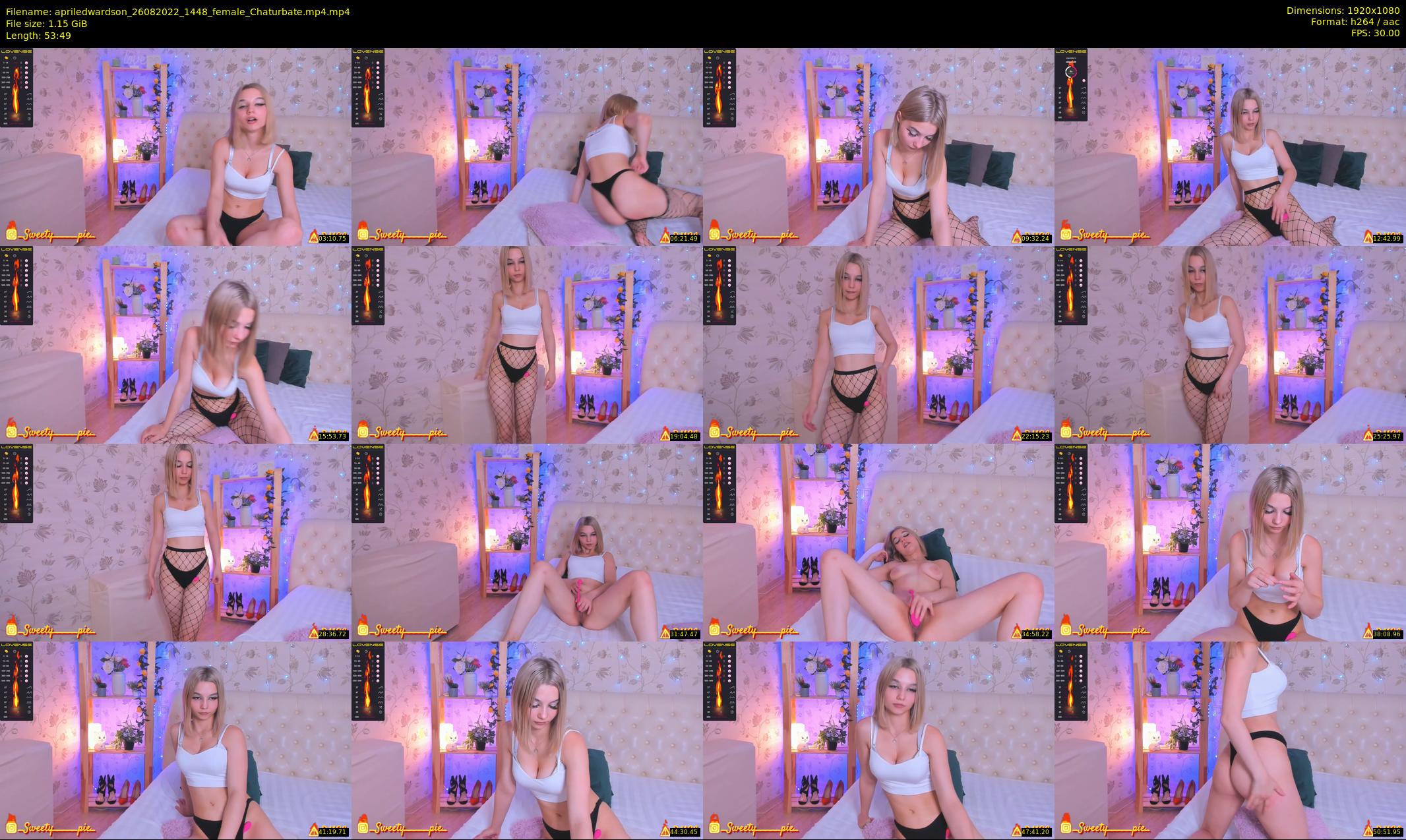 apriledwardson — 54 minute Chaturbate couple cam show recording, 1080p, Aug 26, 2022