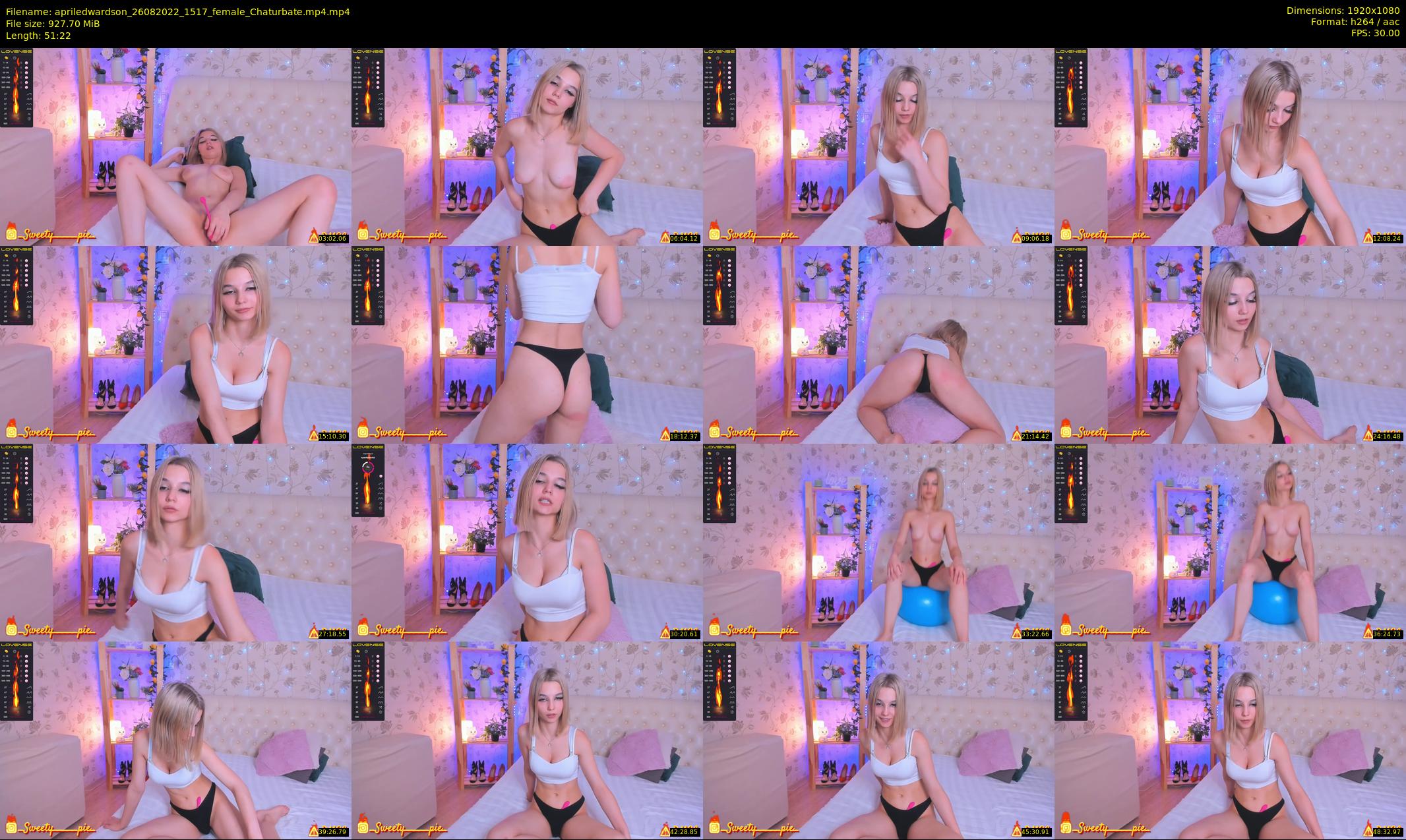 apriledwardson — 52 minute Chaturbate couple cam show recording, 1080p, Aug 26, 2022