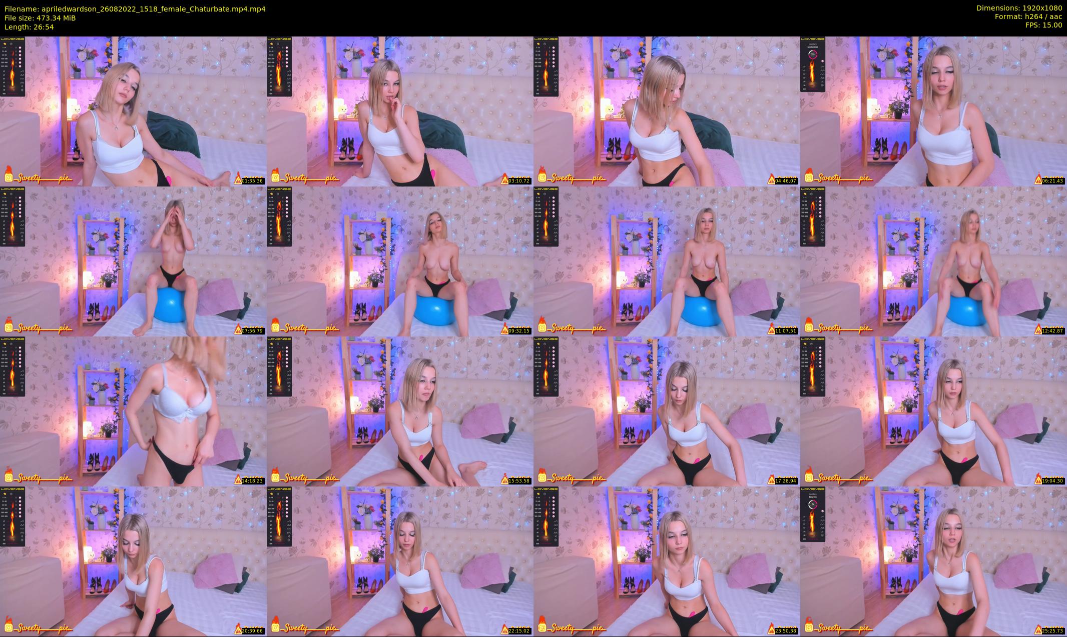 apriledwardson — 27 minute Chaturbate couple cam show recording, 1080p, Aug 26, 2022