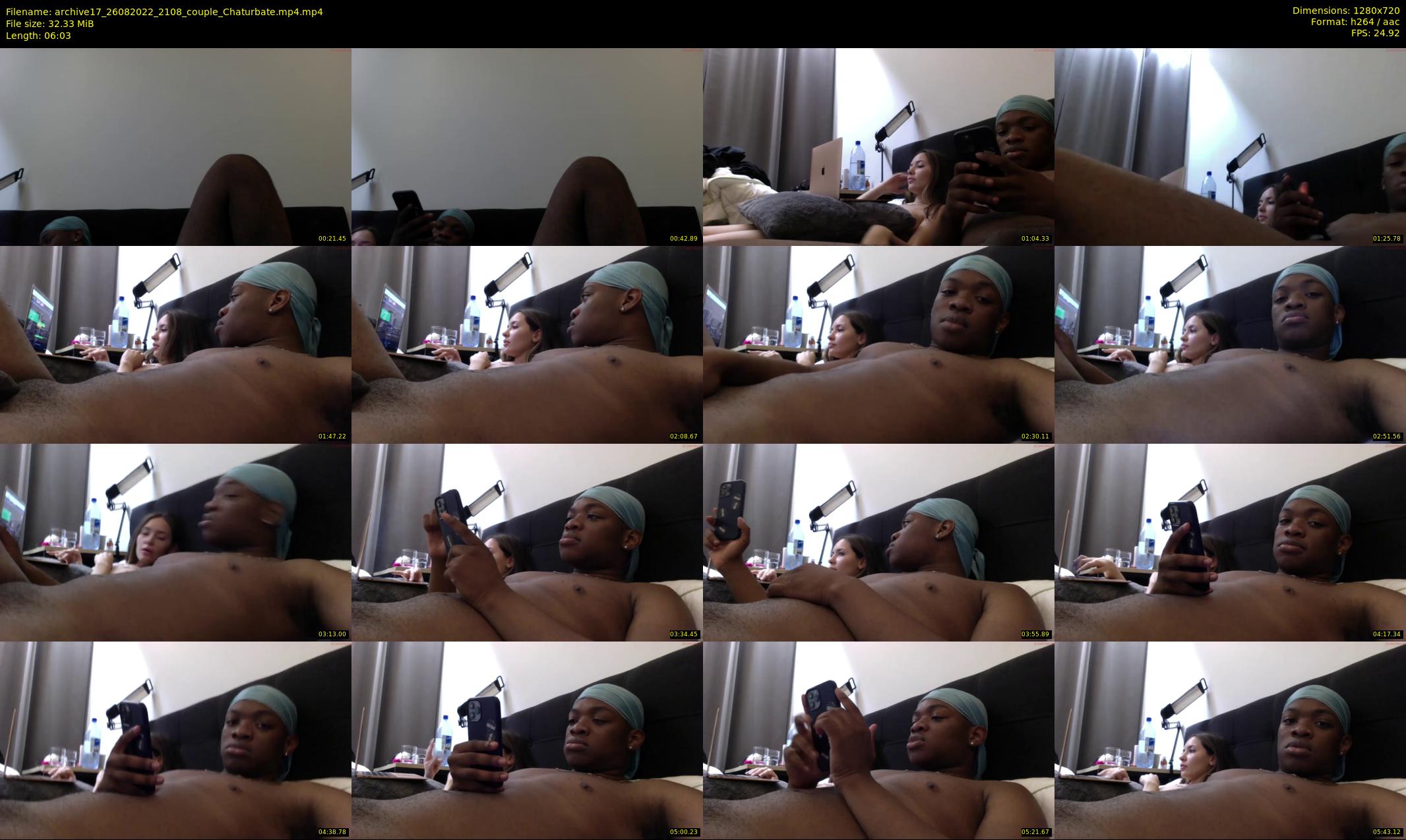 archive17 — 7 minute Chaturbate couple cam show recording, 720p, Aug 26, 2022